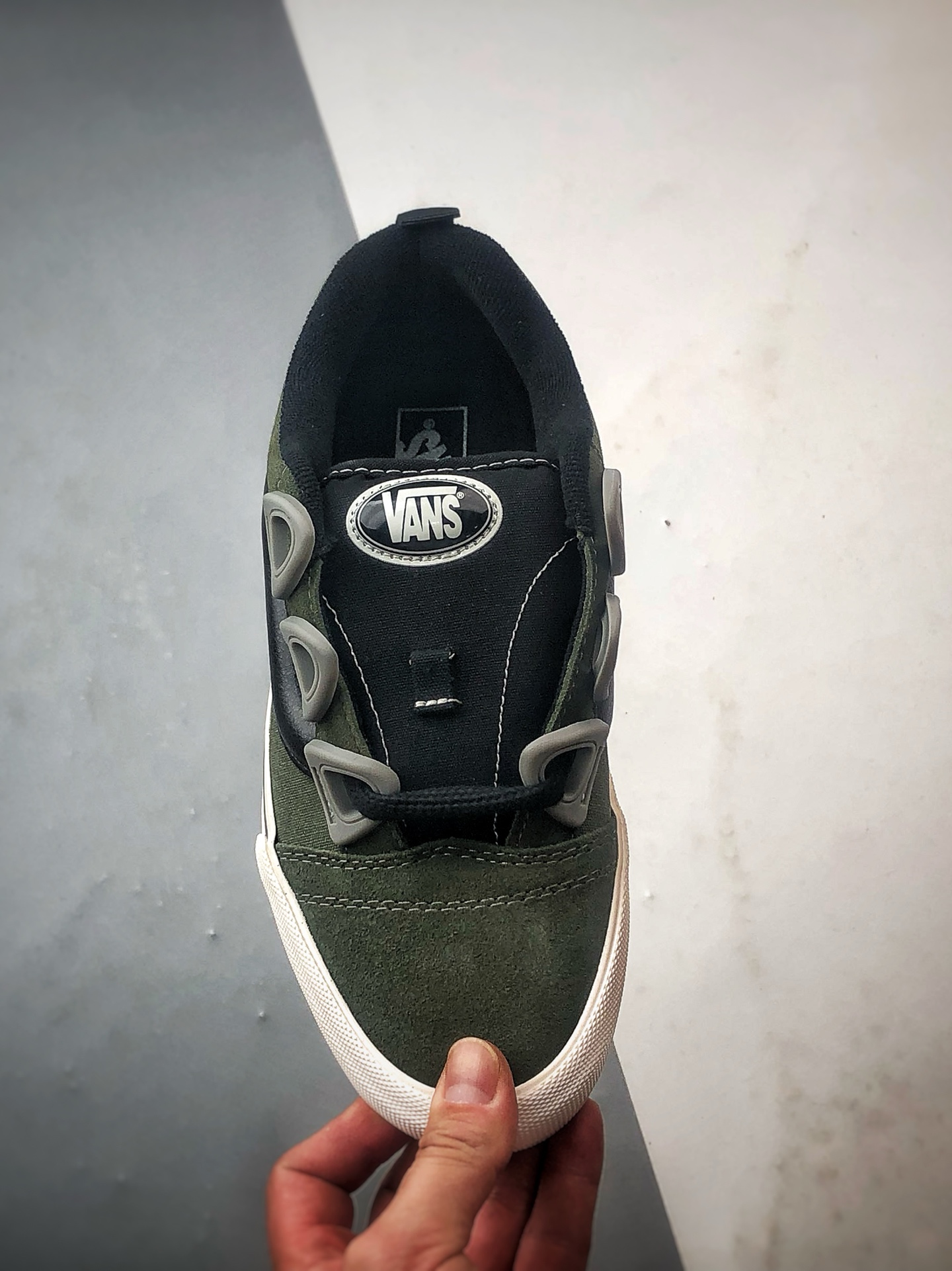 Vans Knu-Skool DR 闪电军绿 万斯低帮复古休闲硫化面包板鞋-Top High Quatity Cheap Sneakers Fashion Clothing Clothes Bags handbags Shoes of all Brand wholesale With The best Quality And Beautiful Price from China Factory Chinese suppliers wholesaler seller Vans Knu-Skool DR 闪电军绿 万斯低帮复古休闲硫化面包板鞋