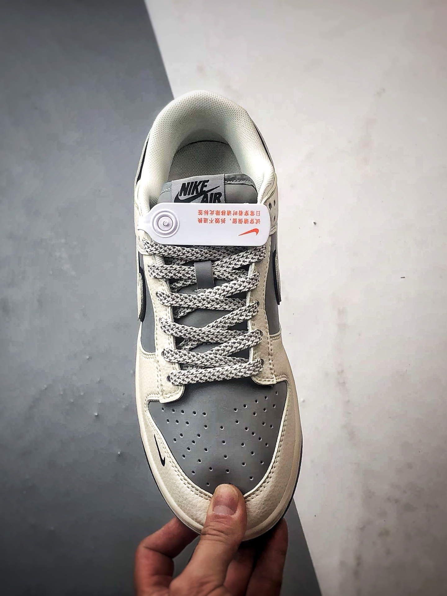 NK Dunk Low Retro ”DIY高端定制” 北面米白灰 低帮休闲运动板鞋 JP1628-024