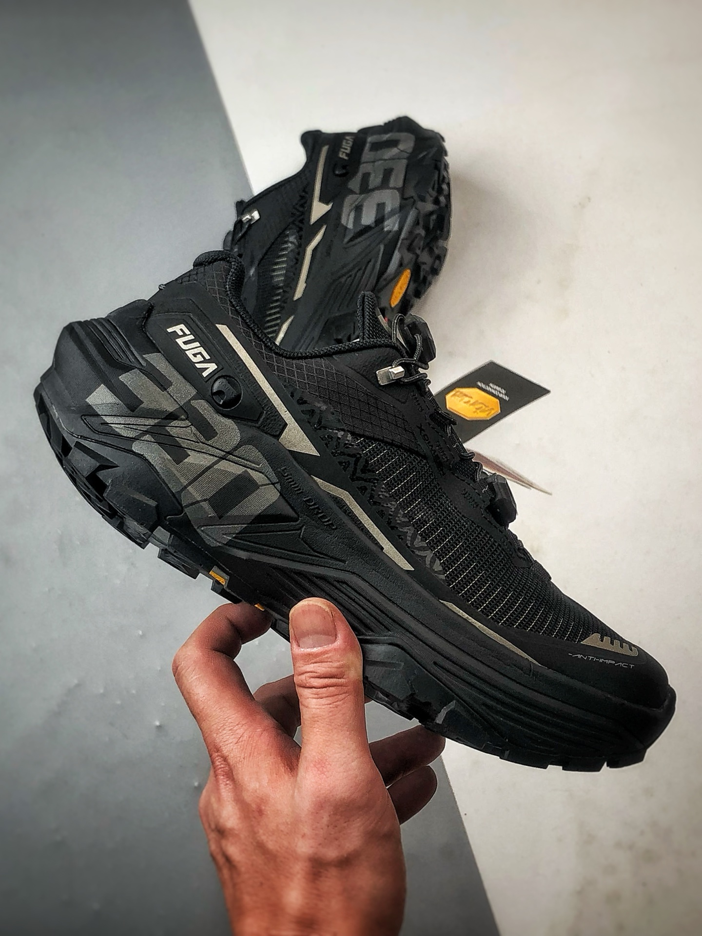 270 KAILAS FUGA EX330 25 墨黑 凯乐石 户外徒步登山越野全能跑鞋