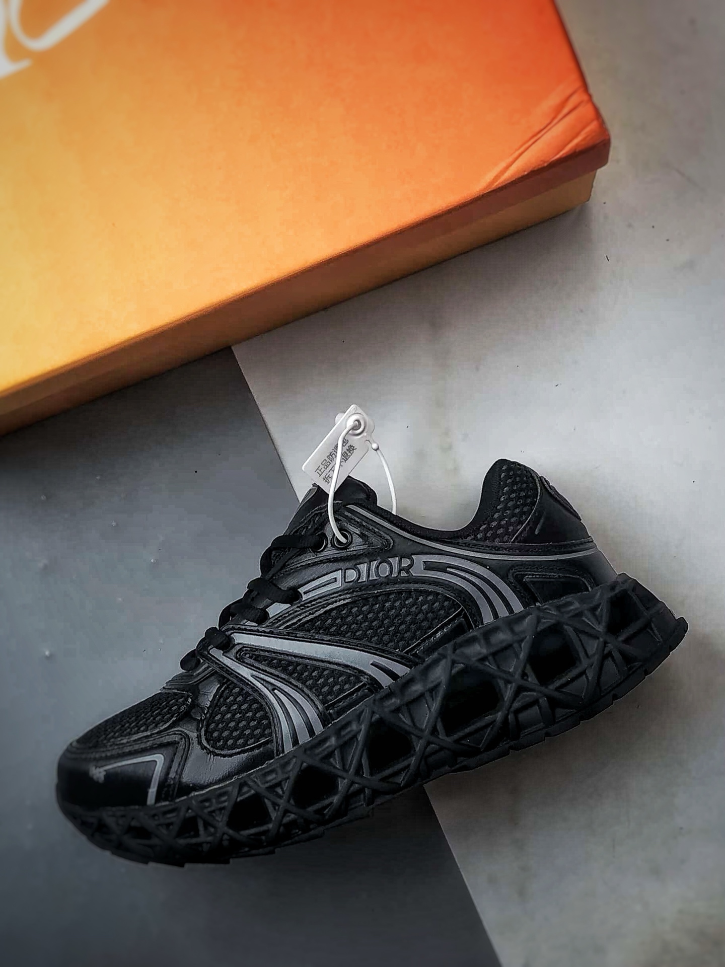 420 广东纯原大厂出品 顶级版本 Dior B35 NXXT Sneakers 黑色 B35胶囊系列镂空厚底藤格纹运动老爹鞋