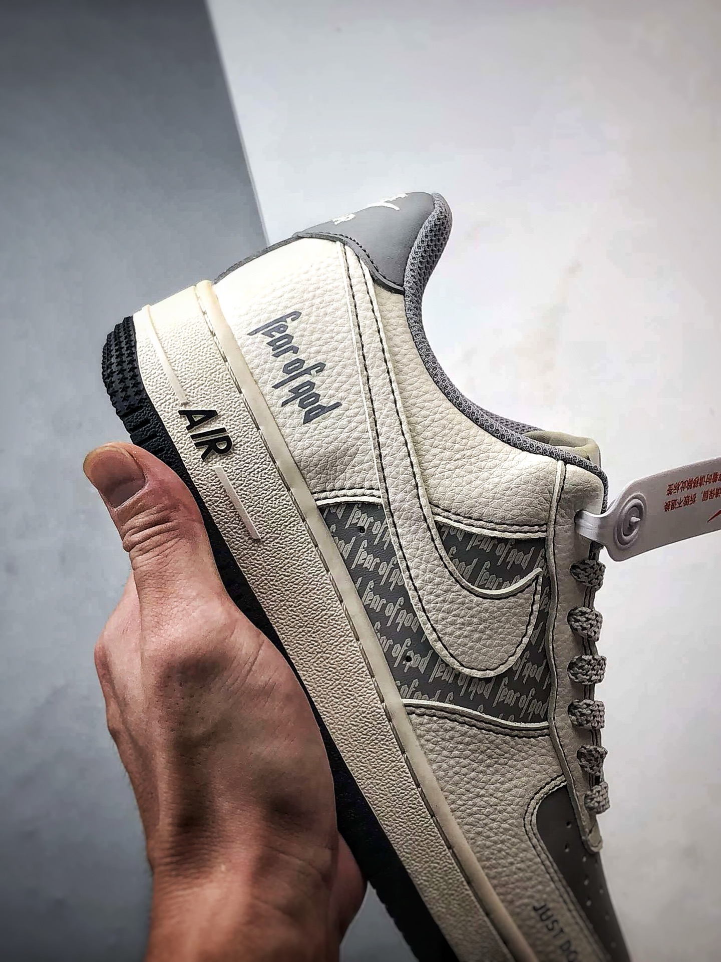 Fx Air Force 1 Low 印字米白灰 JP1628-008