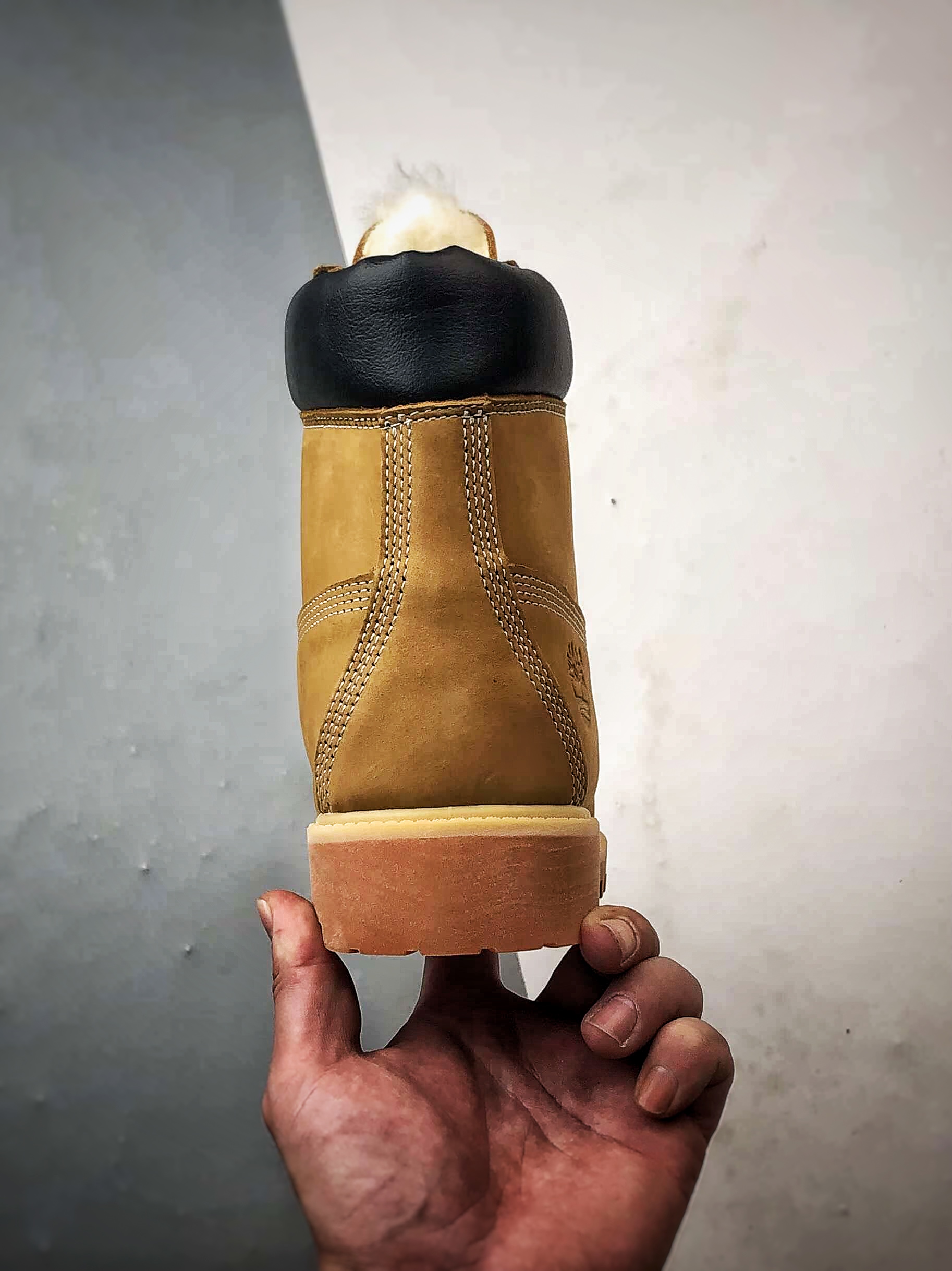 450 Timberland 天伯伦/添柏岚 顶级莞产批次 羊皮毛一体高帮经典款