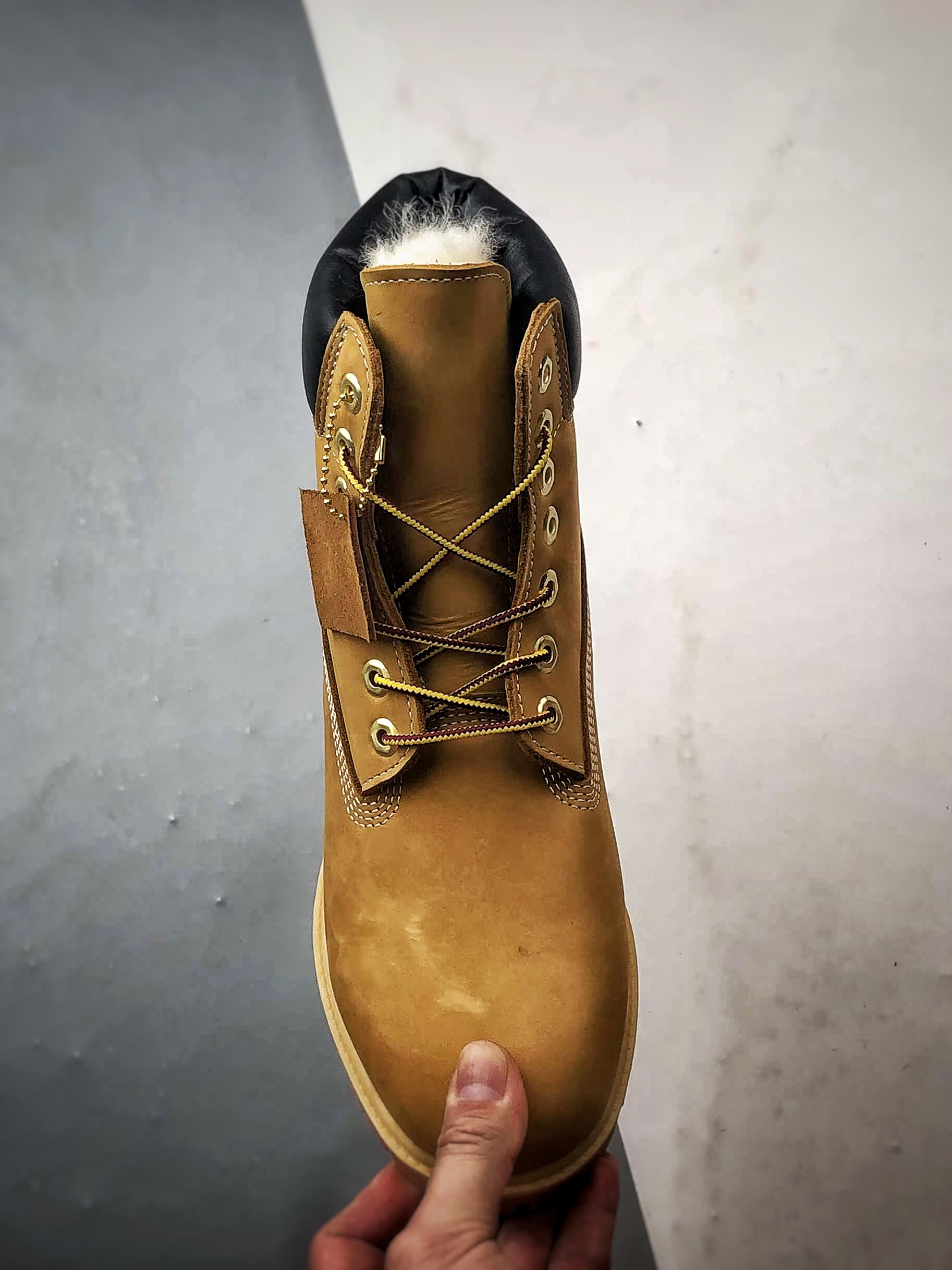 450 Timberland 天伯伦/添柏岚 顶级莞产批次 羊皮毛一体高帮经典款