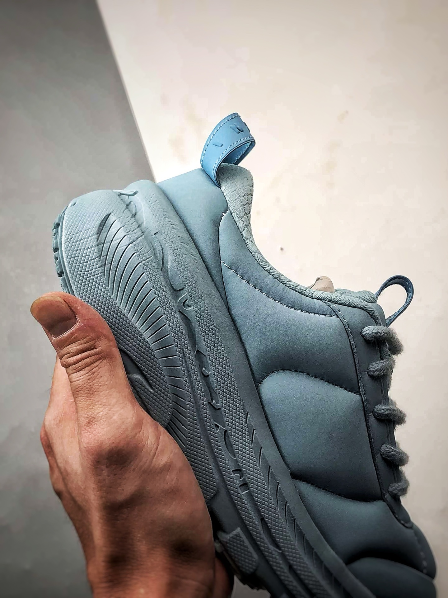 210 MARNI x Hoka One One Bondi B3LS 蓝色 跨界联名低帮户外越野面包跑步鞋 1170631-TORM