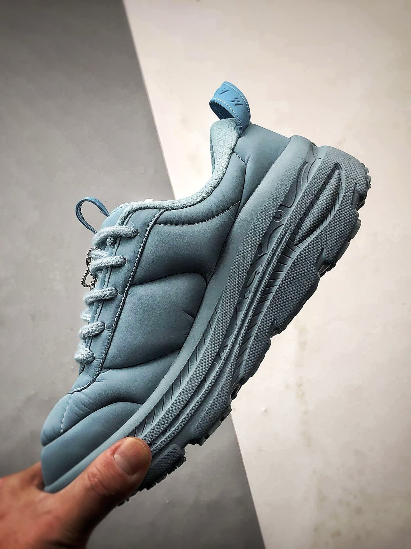 210 MARNI x Hoka One One Bondi B3LS 蓝色 跨界联名低帮户外越野面包跑步鞋 1170631-TORM