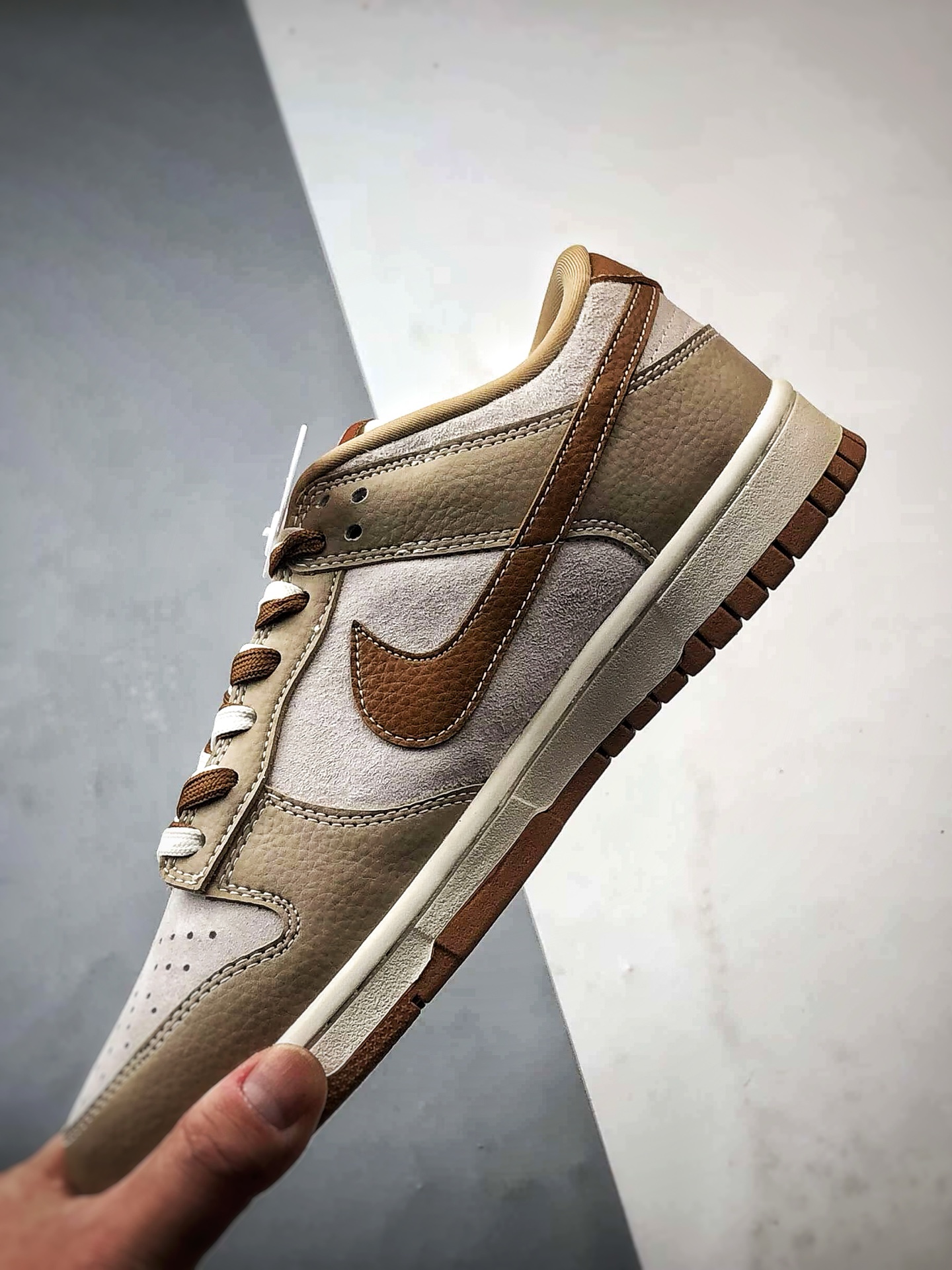 290 NK Dunk Low Retro ”DIY高端定制” 斯图西LV米灰棕 低帮休闲运动板鞋 SG6688-005