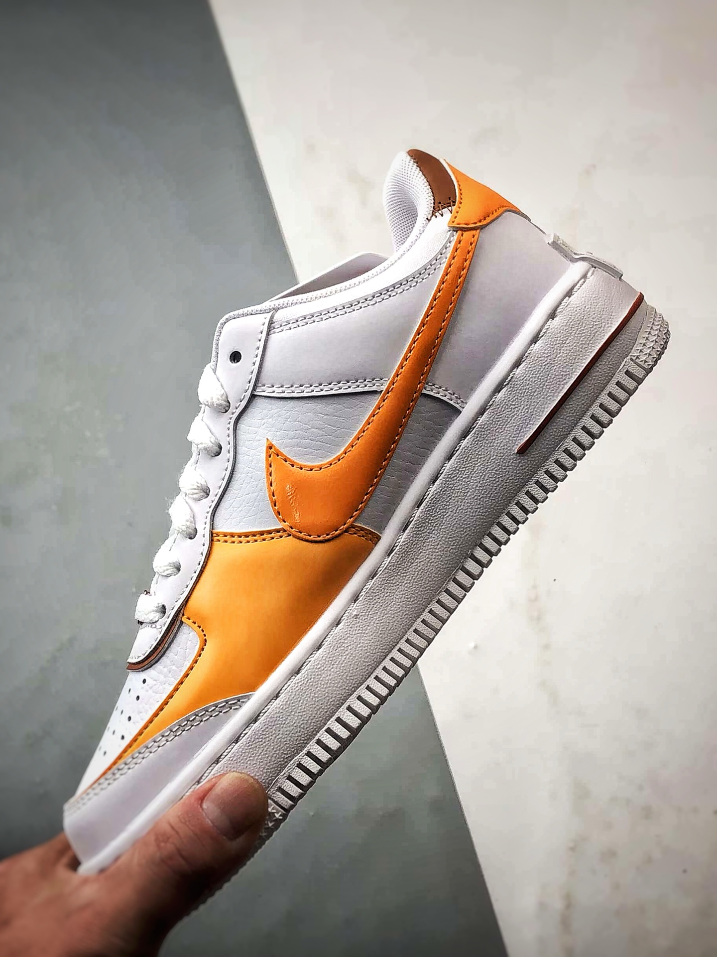 Air Force 1 Shadow 白棕橙 轻量增高低帮百搭板鞋马卡龙 橡胶外圈底鞋底 CI0919-124 Air Force 1 Shadow 白棕橙 轻量增高低帮百搭板鞋马卡龙 橡胶外圈底鞋底 CI0919-124