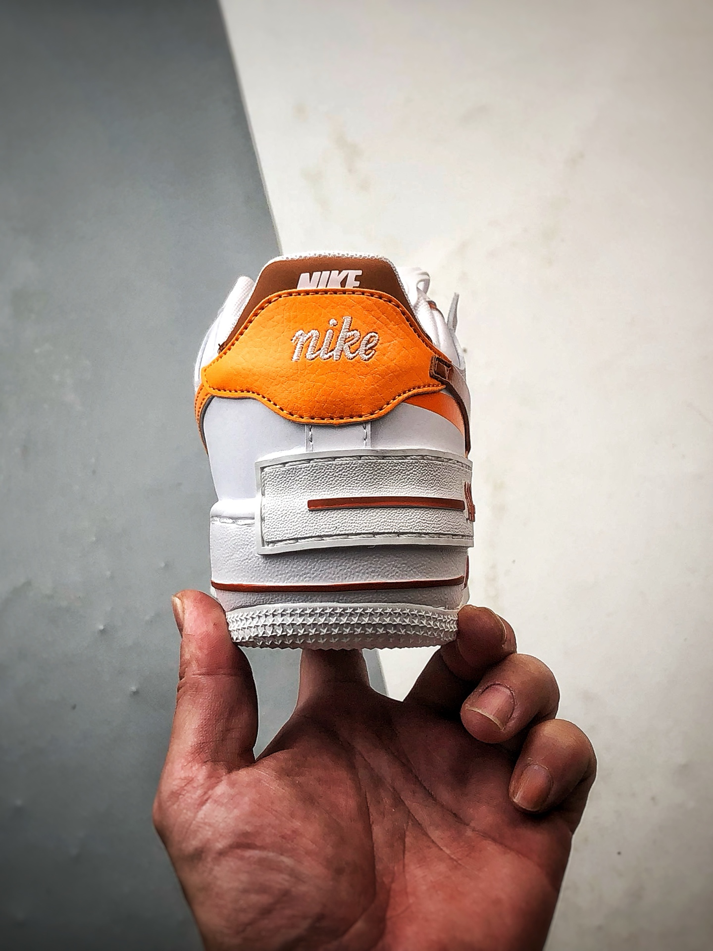 Air Force 1 Shadow 白棕橙 轻量增高低帮百搭板鞋马卡龙 橡胶外圈底鞋底 CI0919-124 Air Force 1 Shadow 白棕橙 轻量增高低帮百搭板鞋马卡龙 橡胶外圈底鞋底 CI0919-124