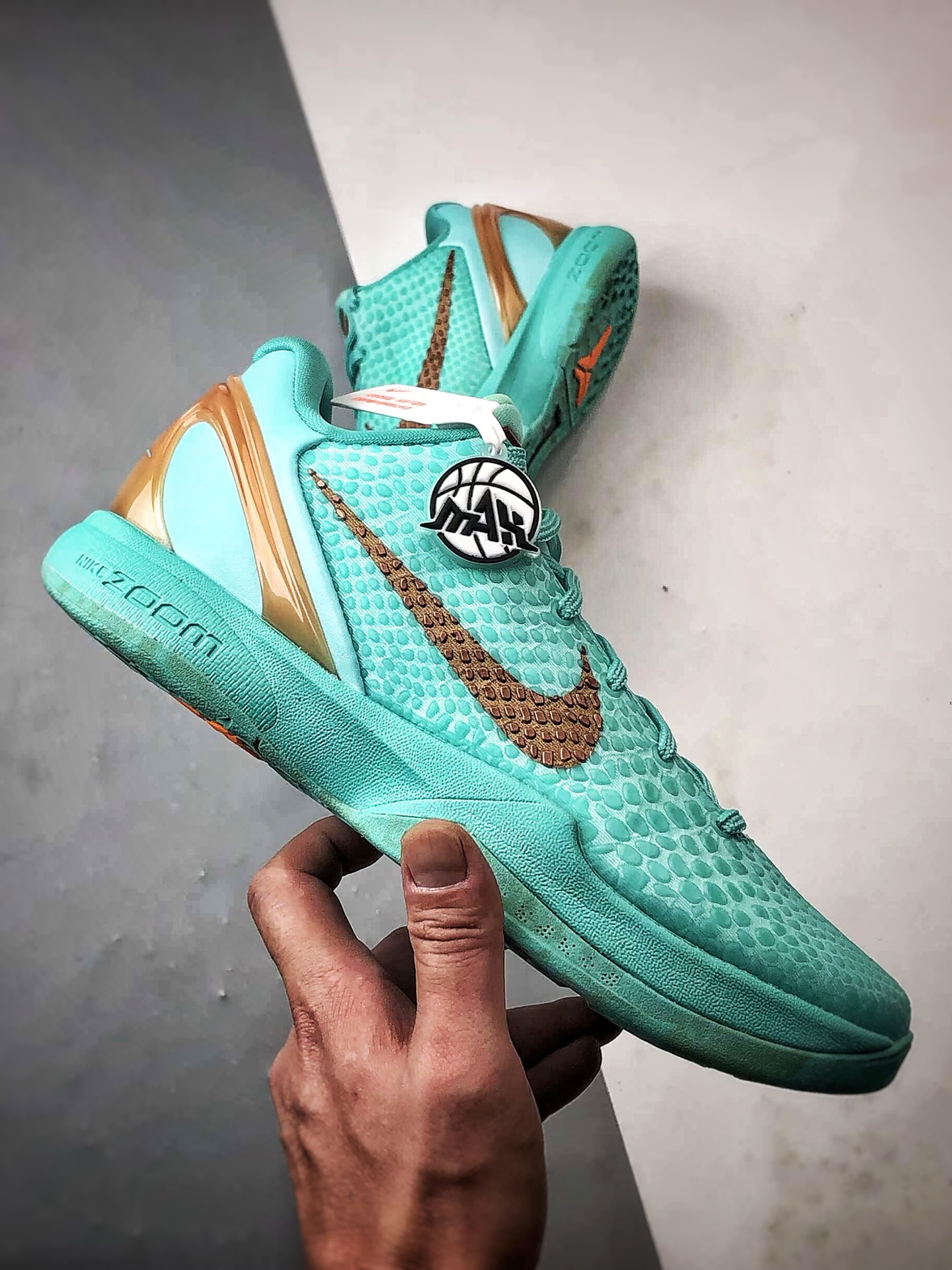 370 Jalen Brunsx NK Zoom Kobe 6 Protro Statue of Liberty PE 灭世纯原 科比6代 IQ5774-300