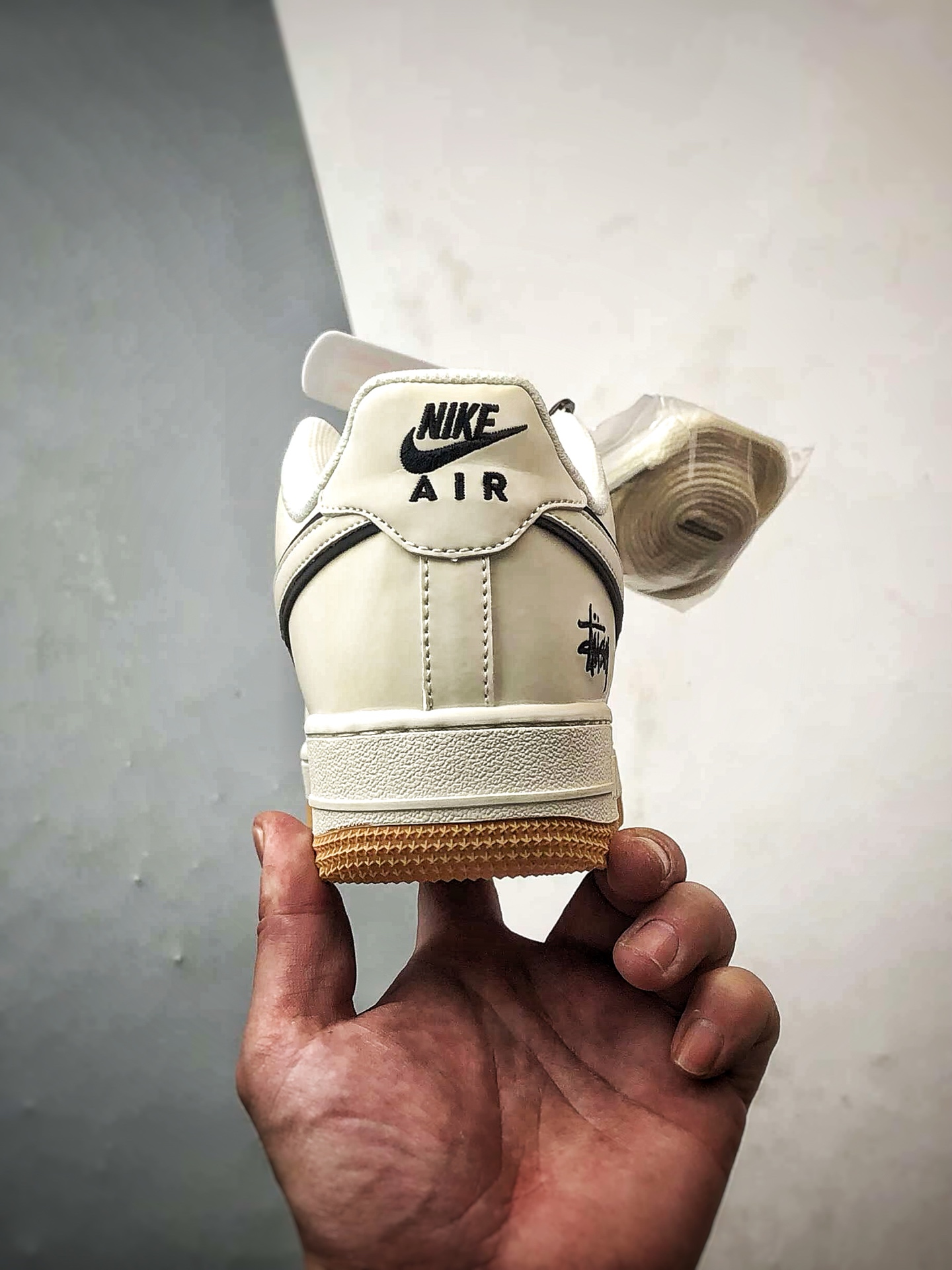 280 Stussy x Air Force 1 Low 3M米白黑 CS5288-055