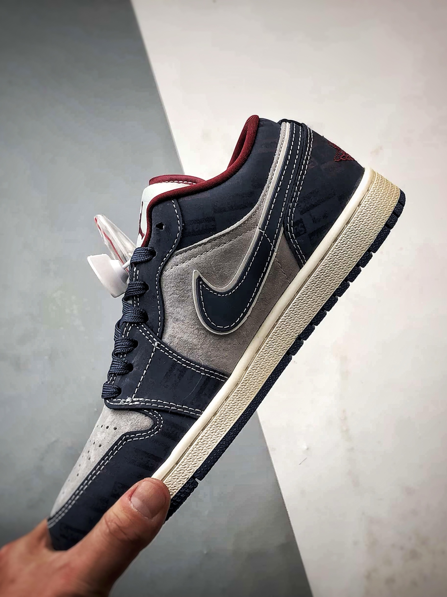 Air Jordan 1 Low ”高端定制” Sup灰蓝红 QG1988-015