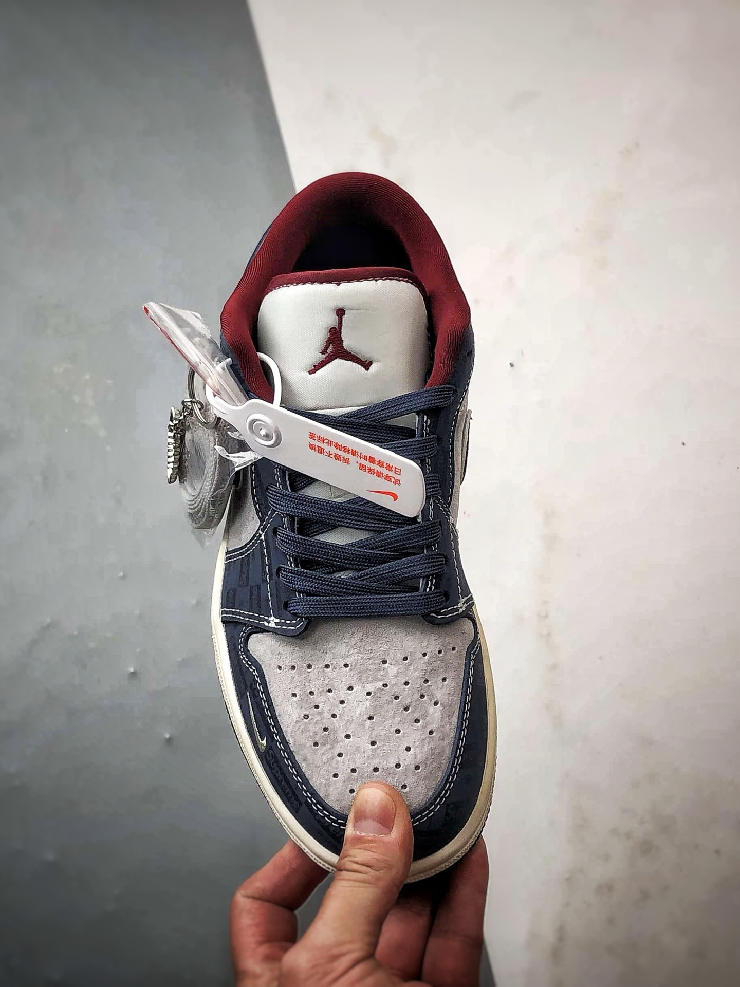 Air Jordan 1 Low ”高端定制” Sup灰蓝红 QG1988-015