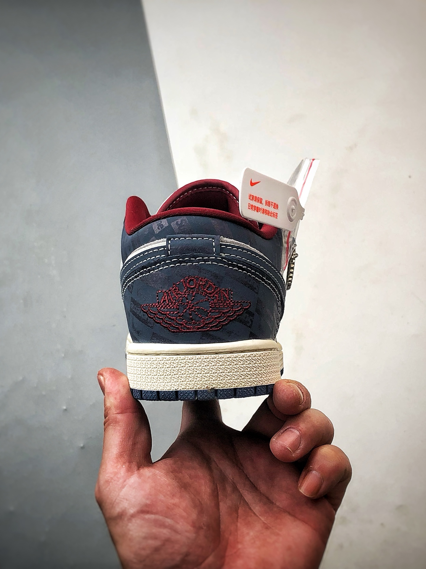Air Jordan 1 Low ”高端定制” Sup灰蓝红 QG1988-015