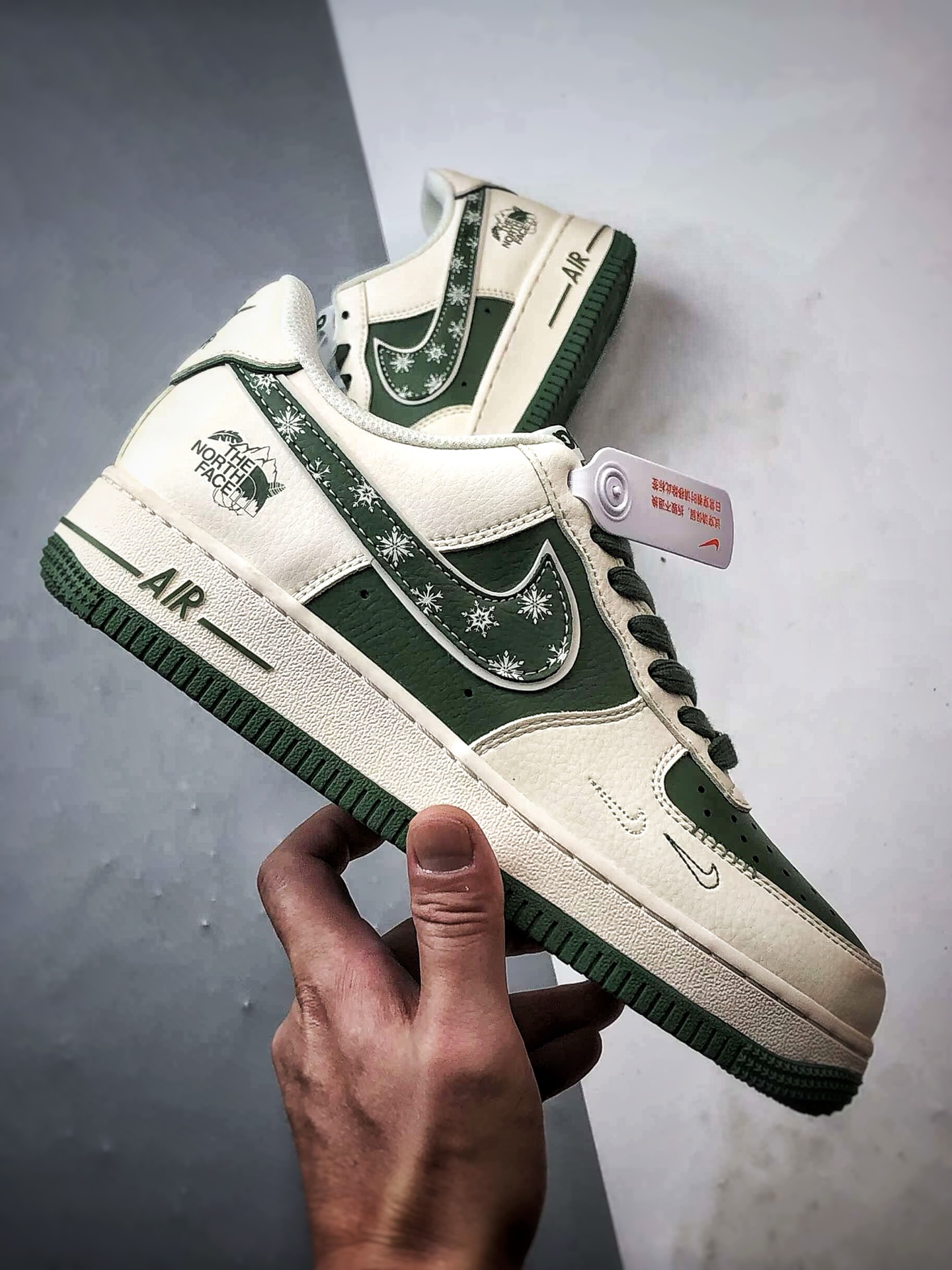 280 TNF x Air Force 1 Low 米白绿 JP8048-065