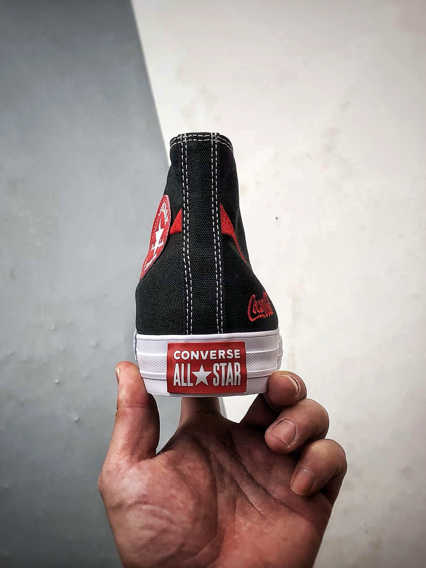 Converse x Coca-Cola 黑色 匡威可口可乐全新联名高帮帆布鞋 A18435C