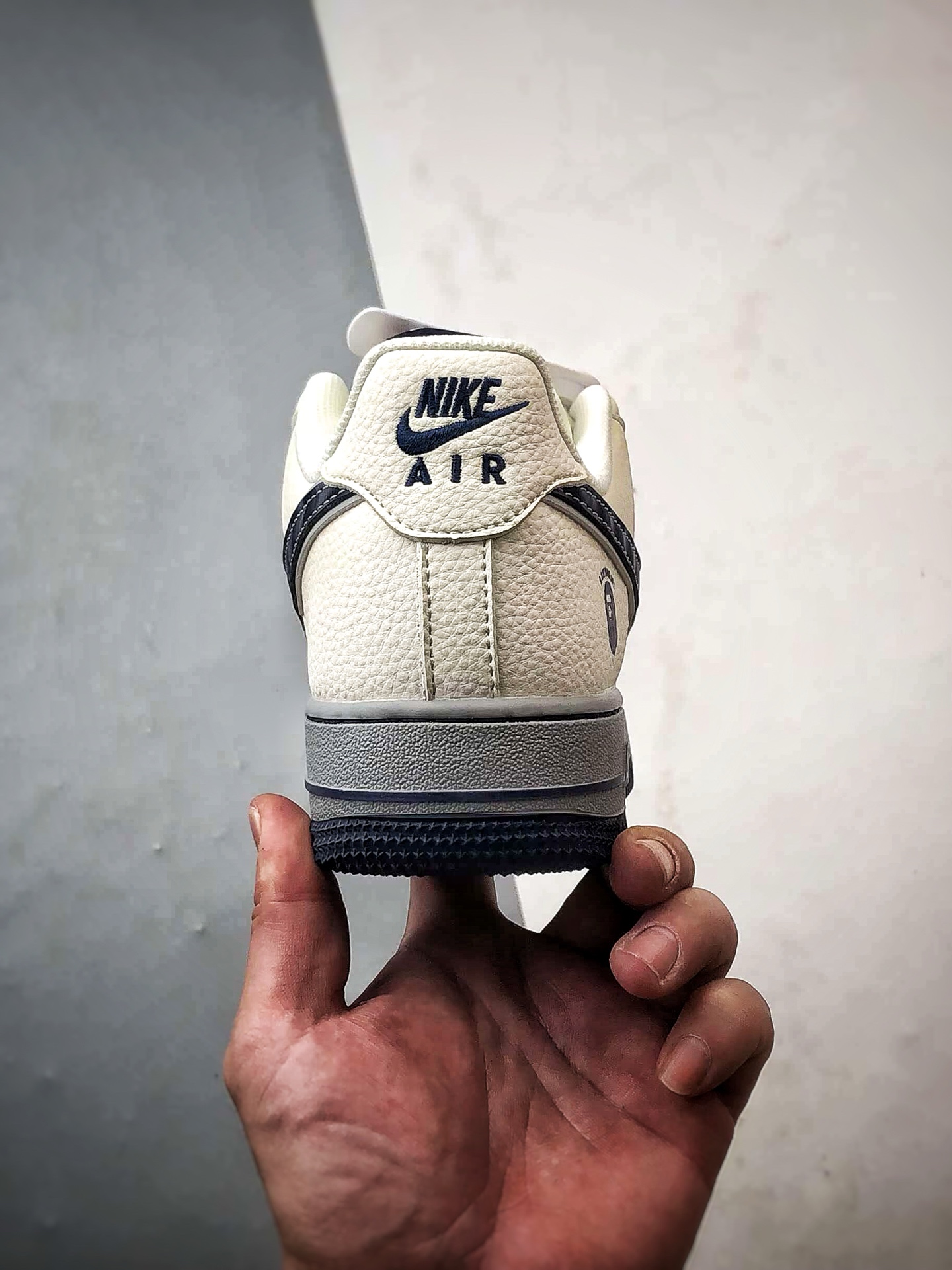 Bape x Air Force 1 Low 米灰藏蓝 SM6668-111