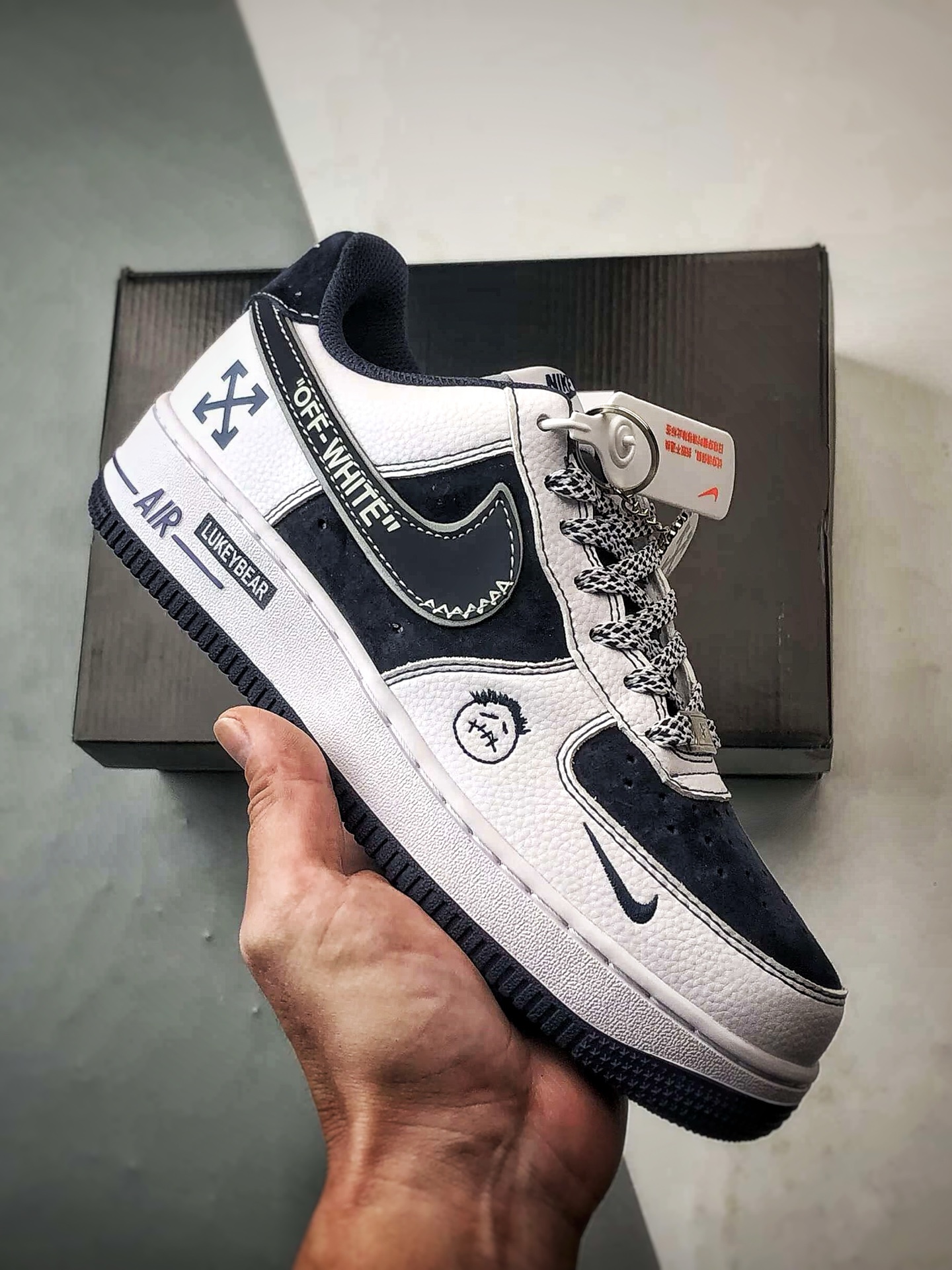 OW x Air Force 1 Low 白深蓝 HV5999-002 OW x Air Force 1 Low 白深蓝 HV5999-002