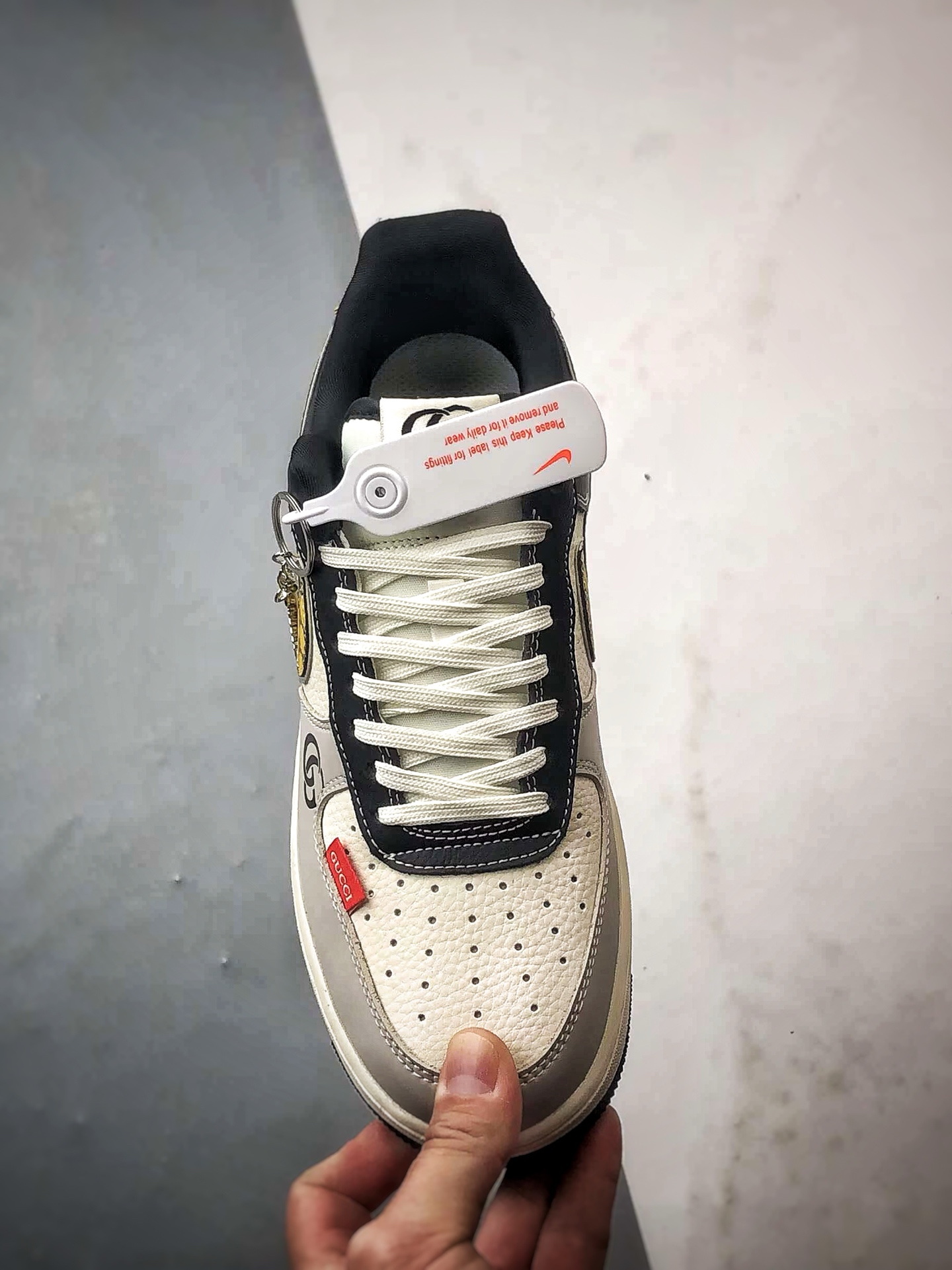 Gucci x Air Force 1 Low 米灰黑黄 DF0188-104