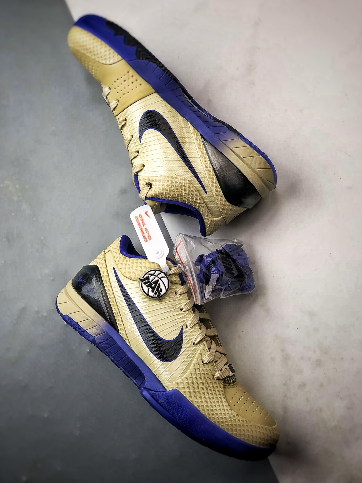 NK Zoom Kobe 4 protro 灭世纯原科比4代 巴萨联名金黑紫 IM2532-701