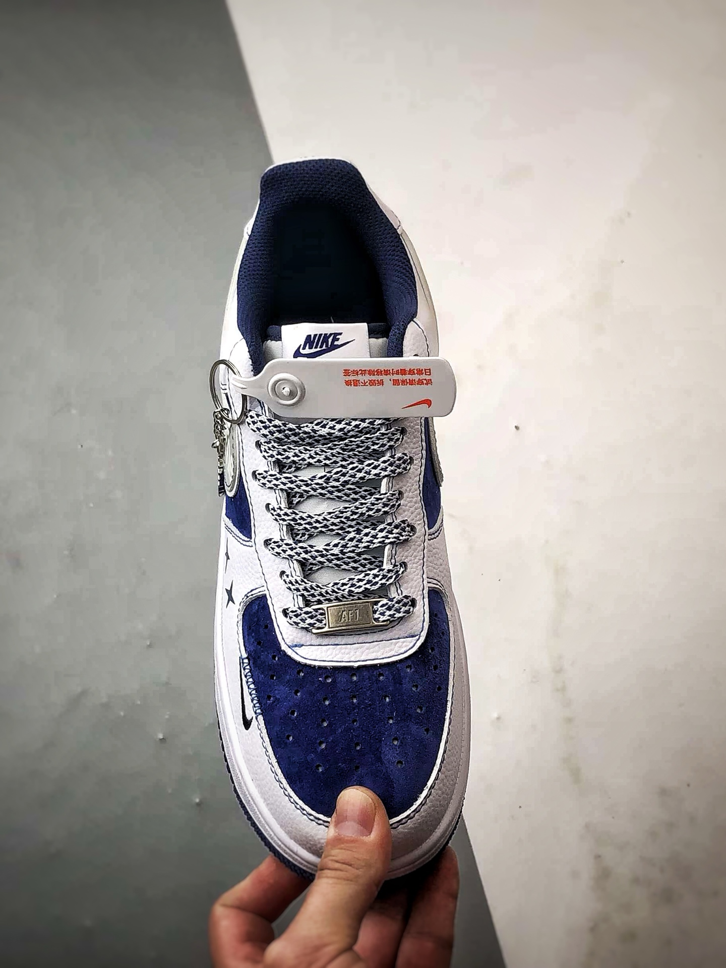 Sup x Air Force 1 Low 白蓝灰钩 XZ6188-187 Sup x Air Force 1 Low 白蓝灰钩 XZ6188-187