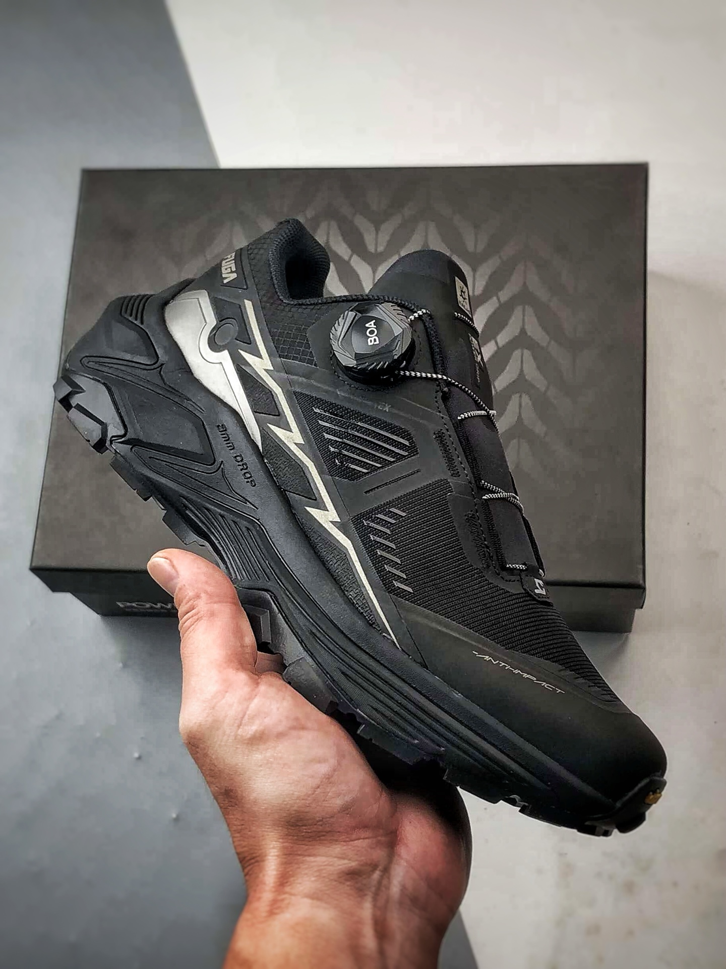 KAILFUGA EGTX BOA 黑色 凯乐石 大坡王徒步越野机能跑鞋 KAILFUGA EGTX BOA 黑色 凯乐石 大坡王徒步越野机能跑鞋