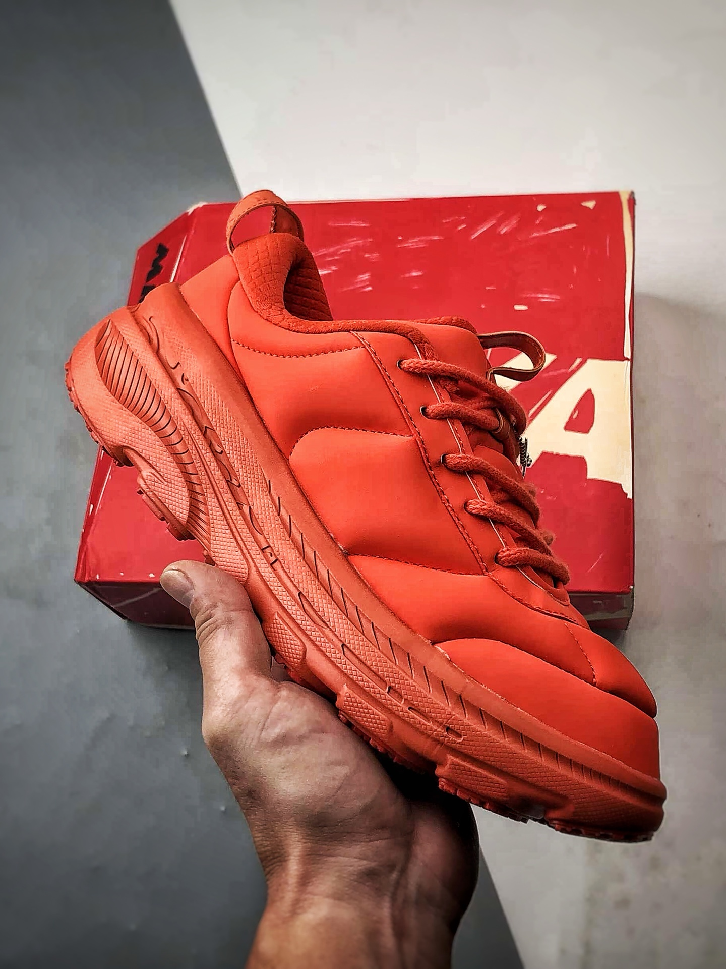 MARNI x Hoka One One Bondi B3LS 红色 跨界联名低帮户外越野面包跑步鞋 1170631-PNCN MARNI x Hoka One One Bondi B3LS 红色 跨界联名低帮户外越野面包跑步鞋 1170631-PNCN