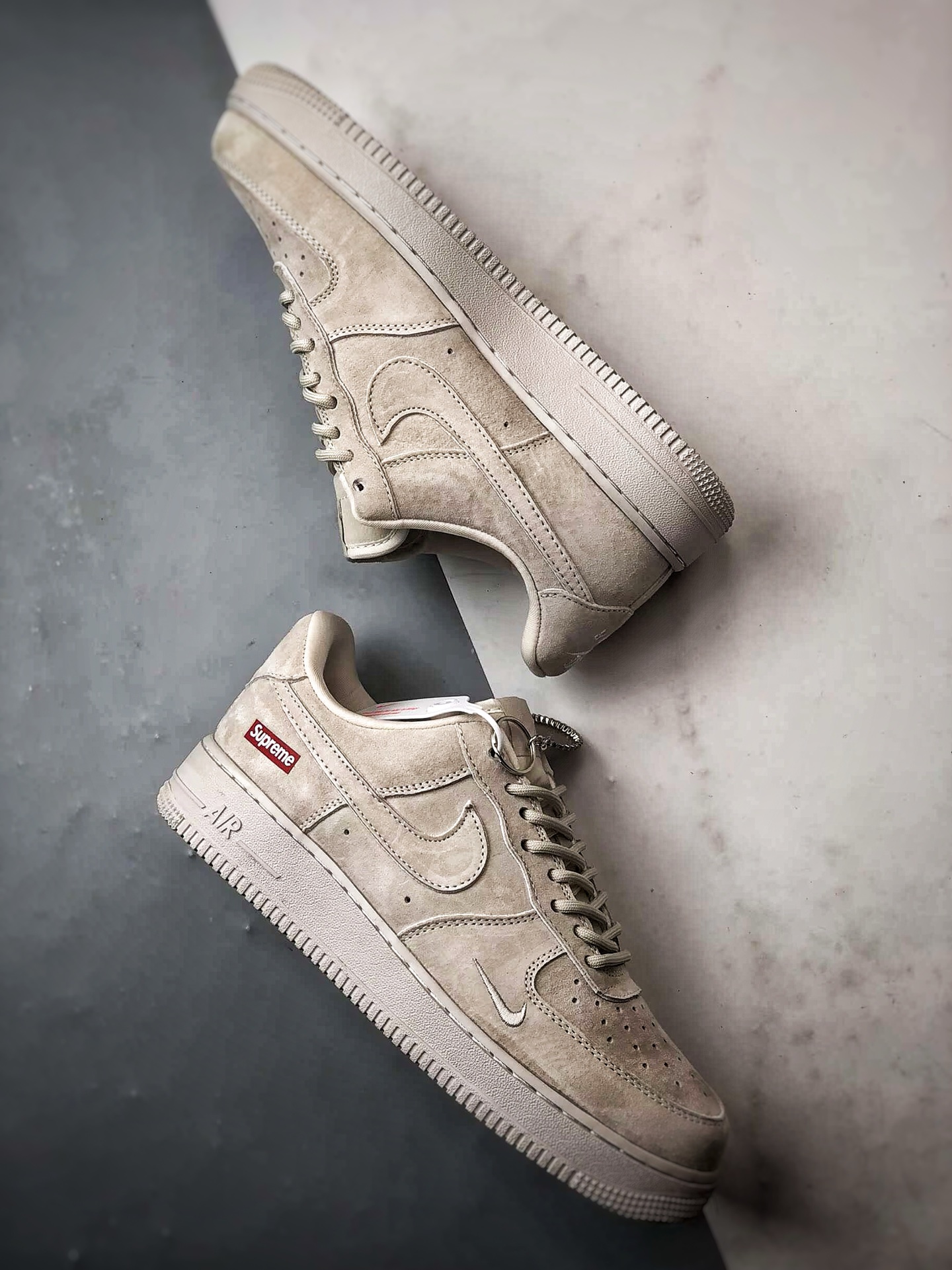 Sup x Air Force 1 Low 米灰麂皮 DF0188-116