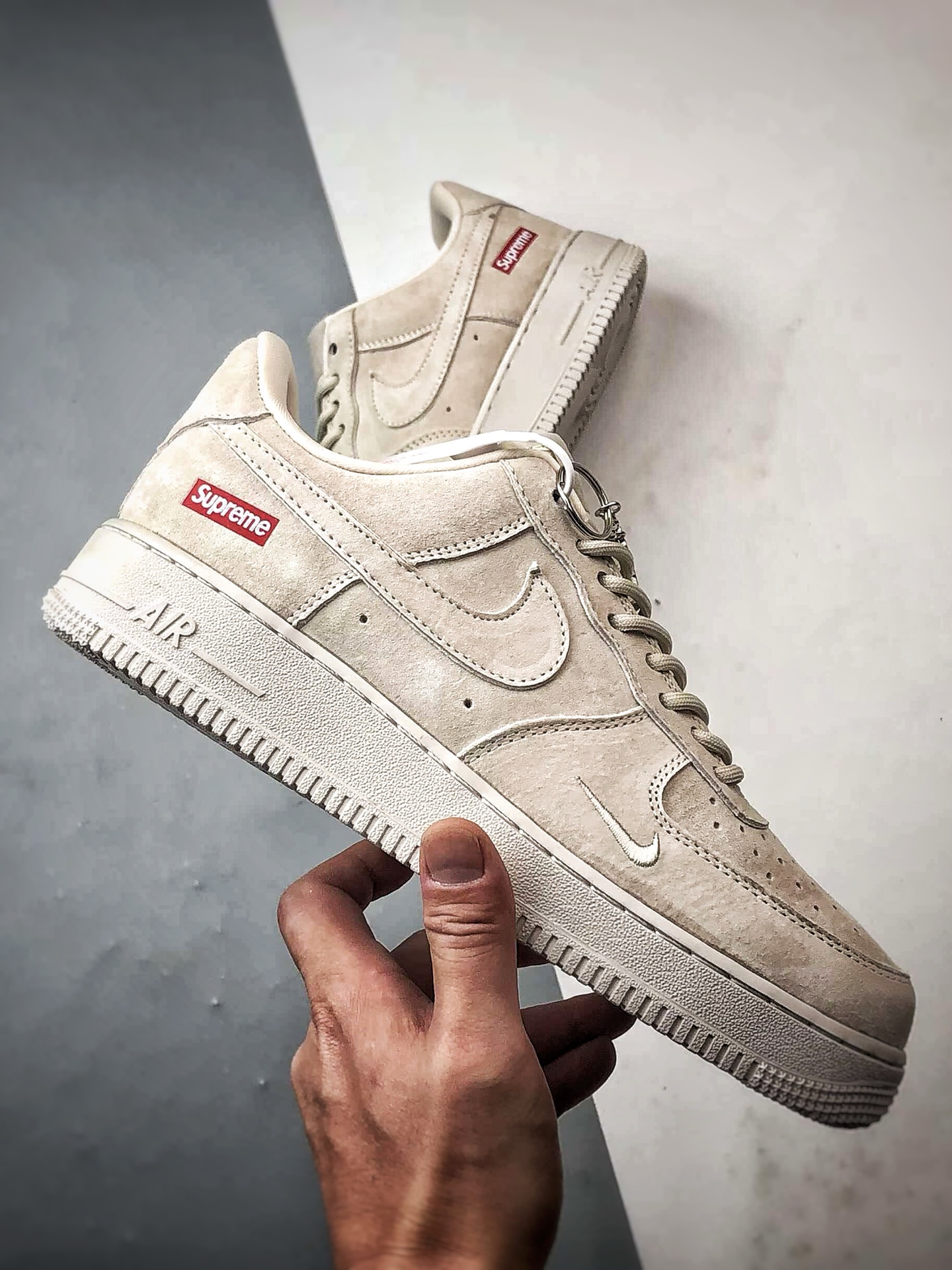 Sup x Air Force 1 Low 米灰麂皮 DF0188-116