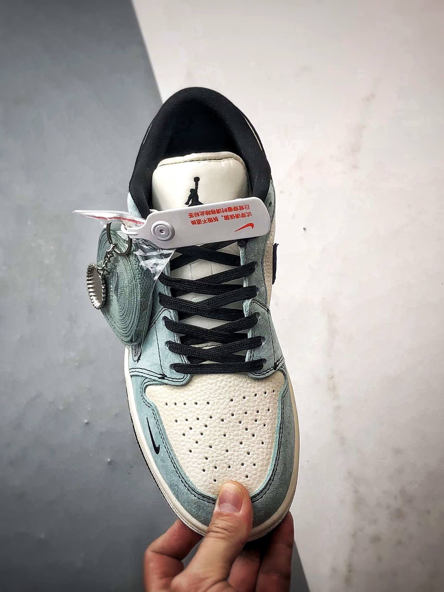 Air Jordan 1 Low ”高端定制” 斯图西米蓝黑 QJ1988-005