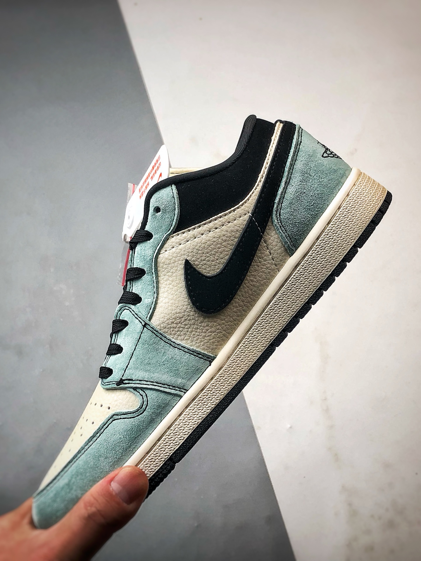 Air Jordan 1 Low ”高端定制” 斯图西米蓝黑 QJ1988-005