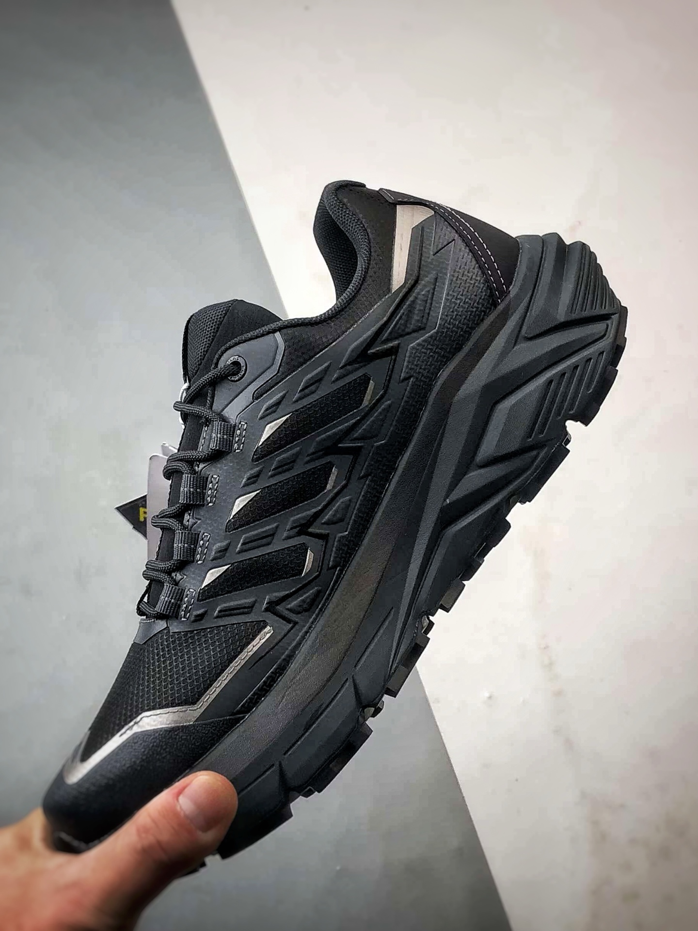 凯乐石KAIL远征 MAX FLT 黑灰 户外低帮防水跑山徒步鞋