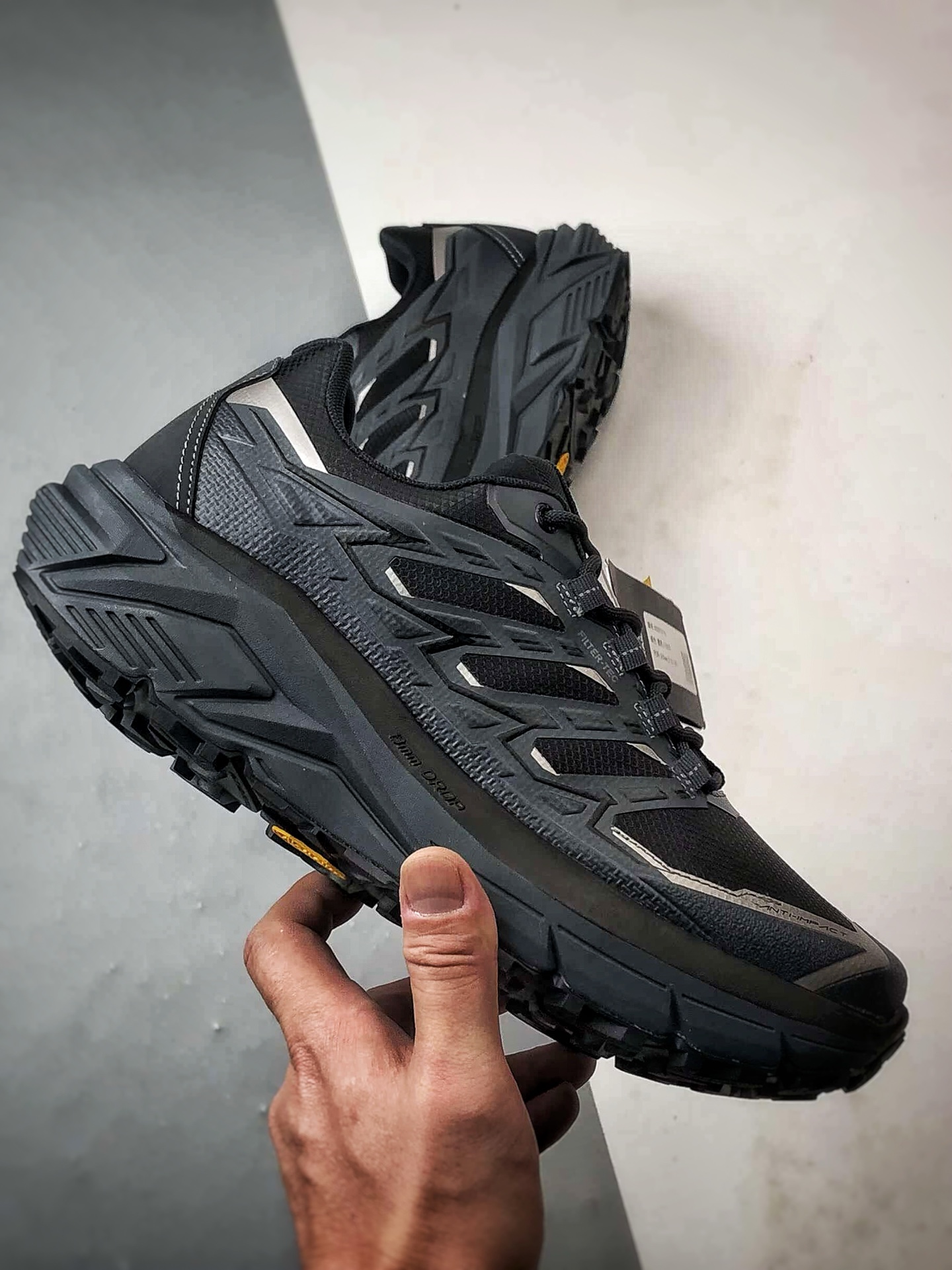 凯乐石KAIL远征 MAX FLT 黑灰 户外低帮防水跑山徒步鞋