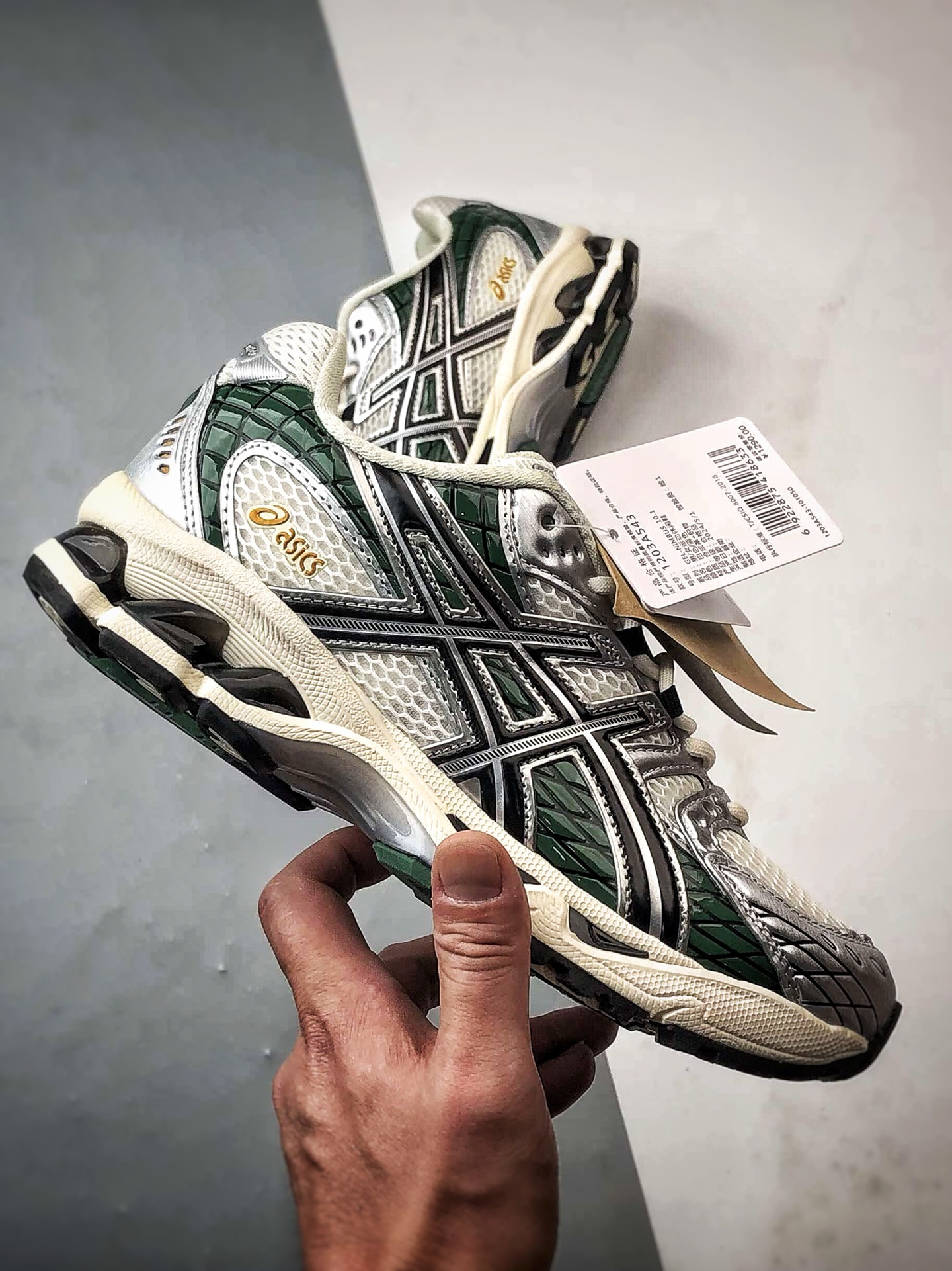 Asics Gel-Nimbus 10.1 黑银 亚瑟士复古先锋潮流拼接休闲跑步鞋 1203A761-101