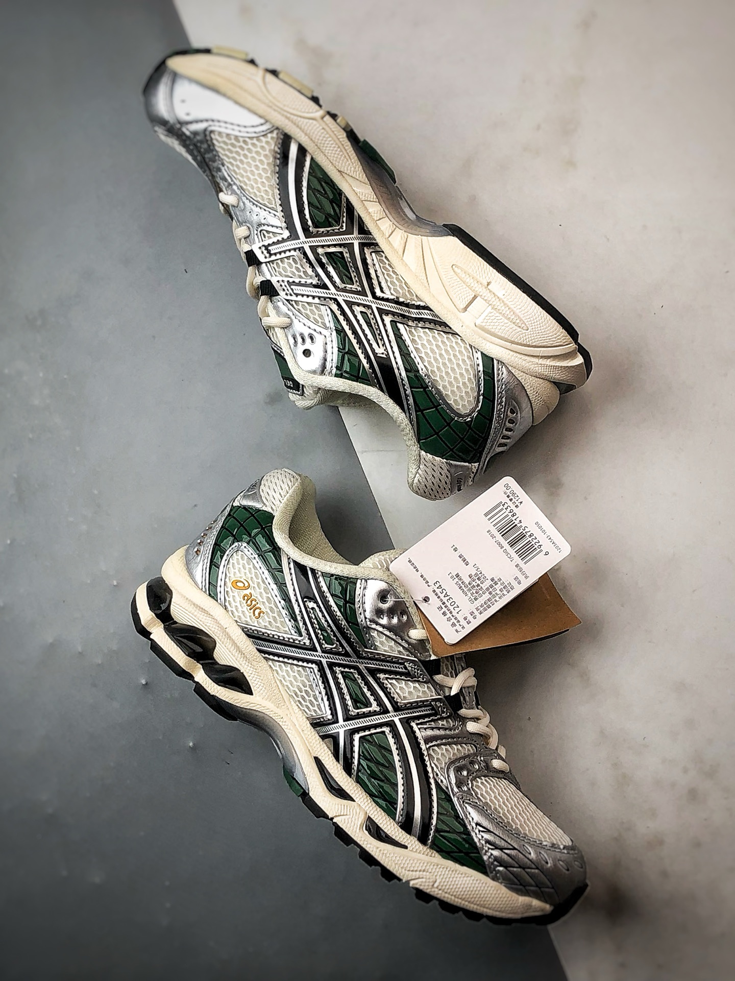 Asics Gel-Nimbus 10.1 黑银 亚瑟士复古先锋潮流拼接休闲跑步鞋 1203A761-101