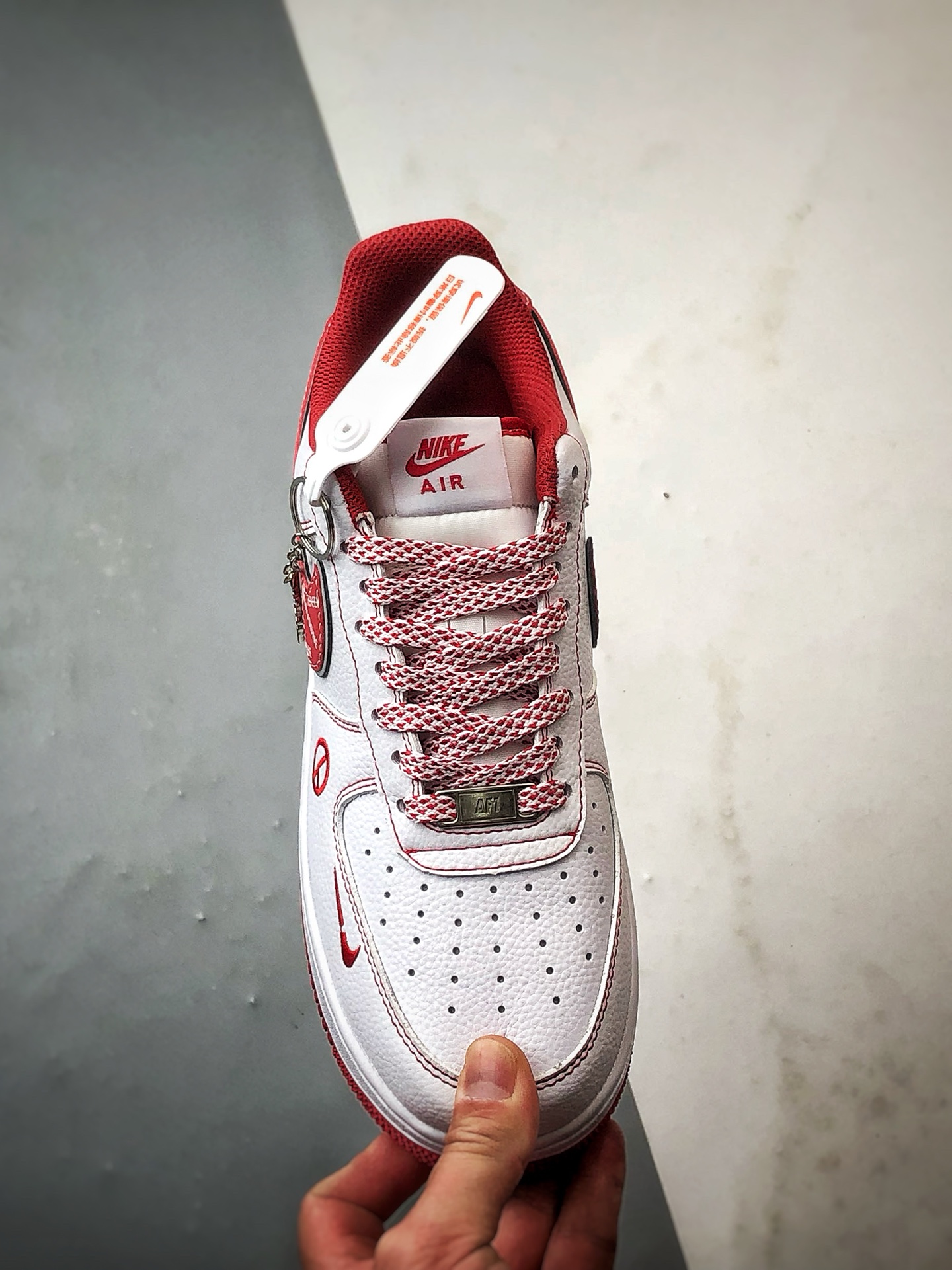 小雏菊 x Air Force 1 Low 白红印花 HV5999-008