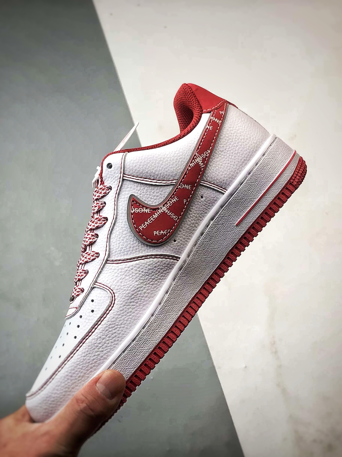 小雏菊 x Air Force 1 Low 白红印花 HV5999-008