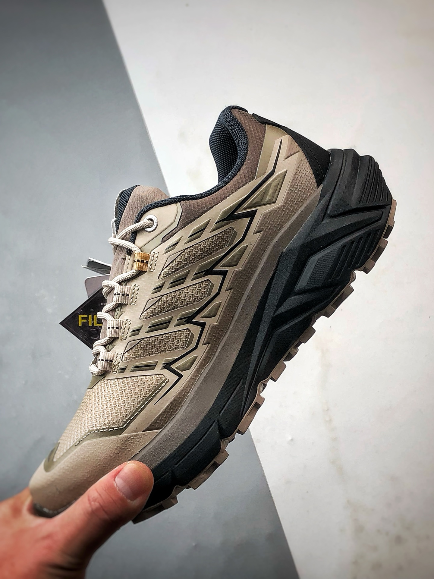 凯乐石KAIL远征 MAX FLT 乌木灰 户外低帮防水跑山徒步鞋