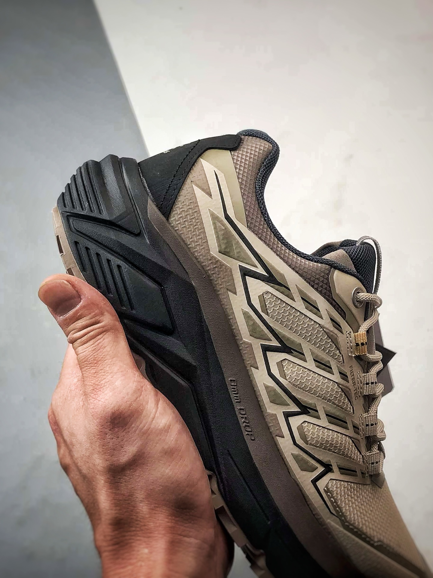 凯乐石KAIL远征 MAX FLT 乌木灰 户外低帮防水跑山徒步鞋