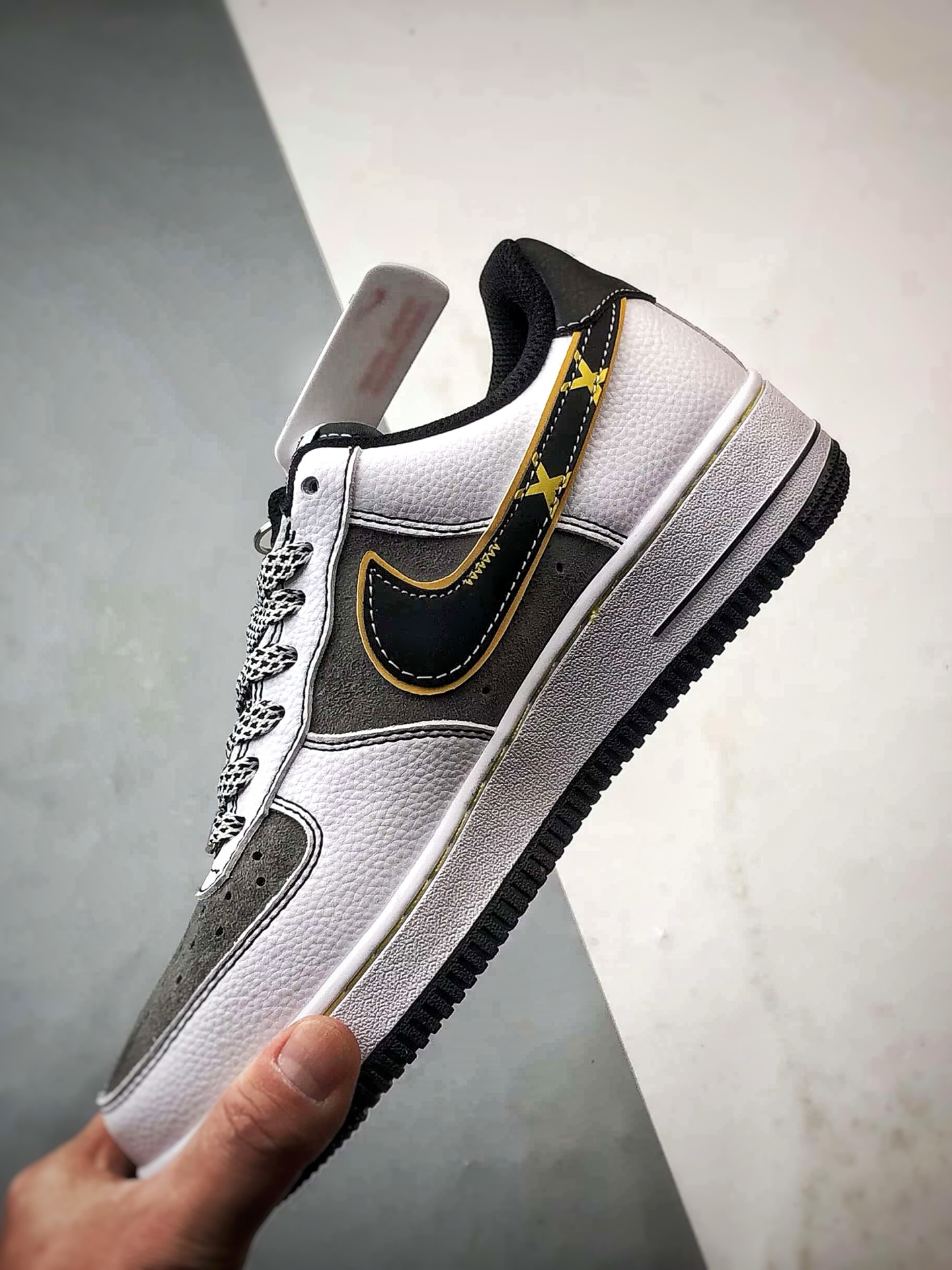 Sup x Air Force 1 Low 白灰黑黄钩 XZ6188-259