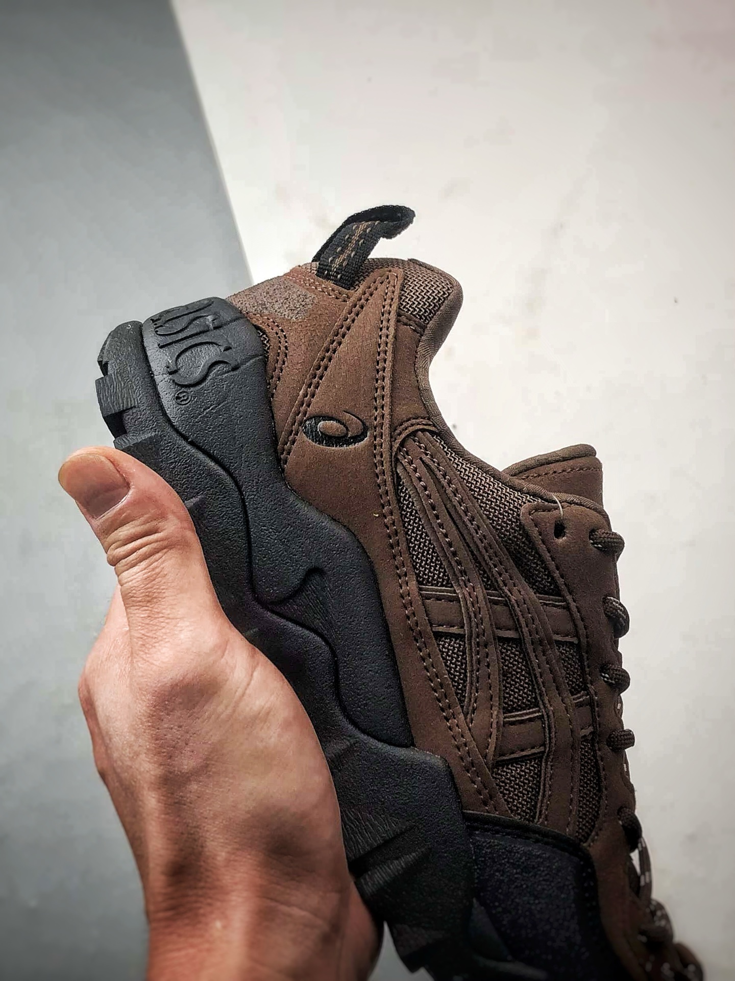 Asics Gel-Pickax 深棕 户外平衡减震运动登山徒步鞋 1203A983-200