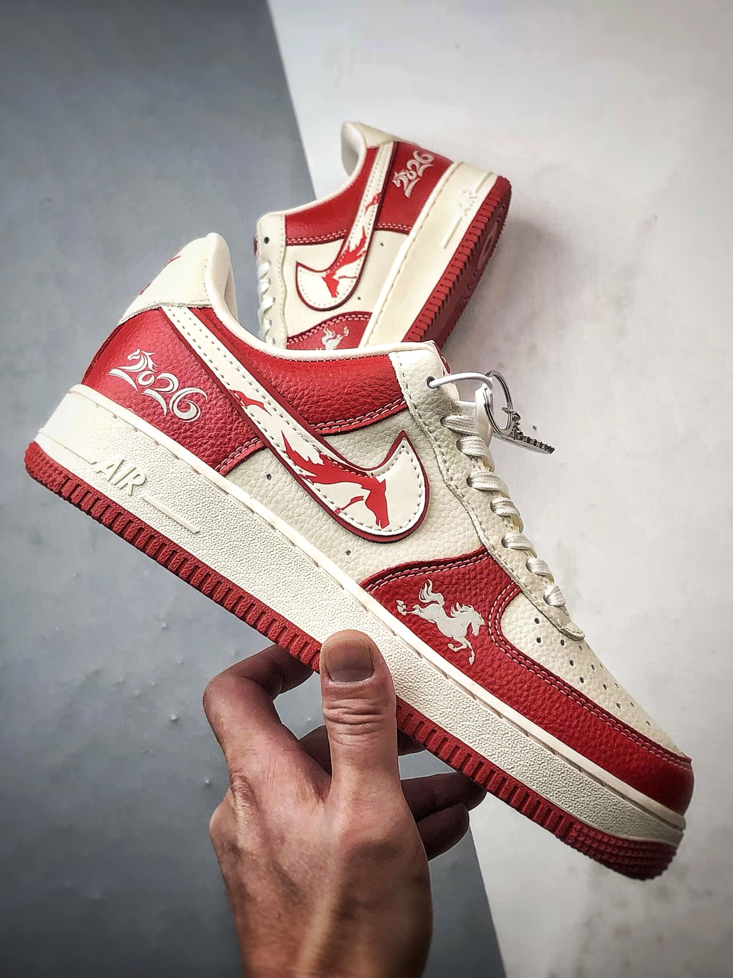 280 Air Force 1 '07 Low 马年米白红 XL1979-134