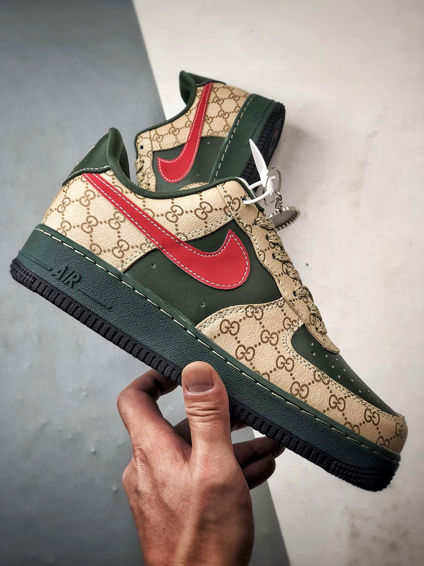 Gucci x Air Force 1 Low 印花棕绿红 XL1979-121
