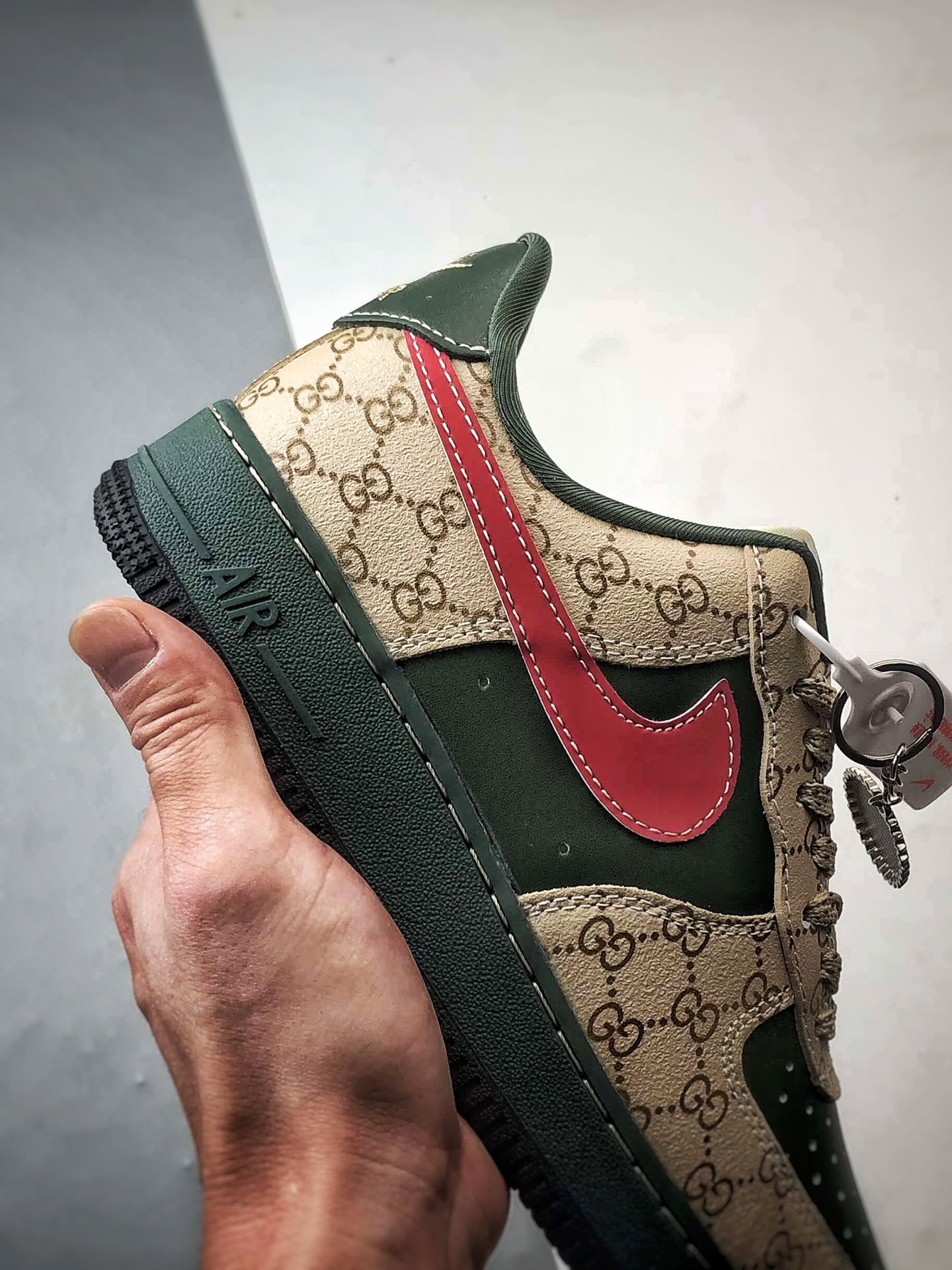 Gucci x Air Force 1 Low 印花棕绿红 XL1979-121