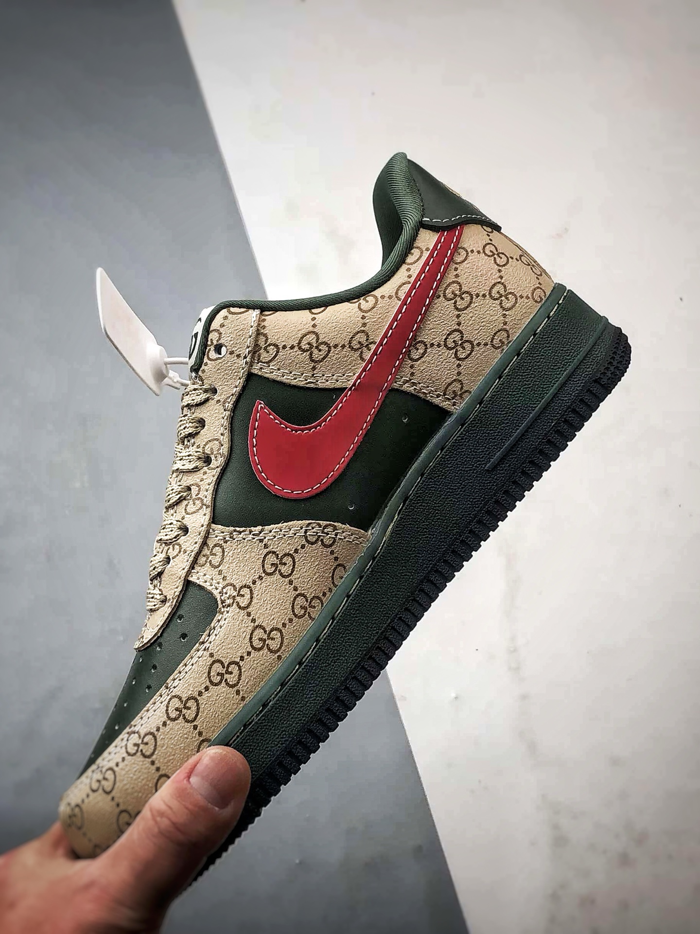 Gucci x Air Force 1 Low 印花棕绿红 XL1979-121