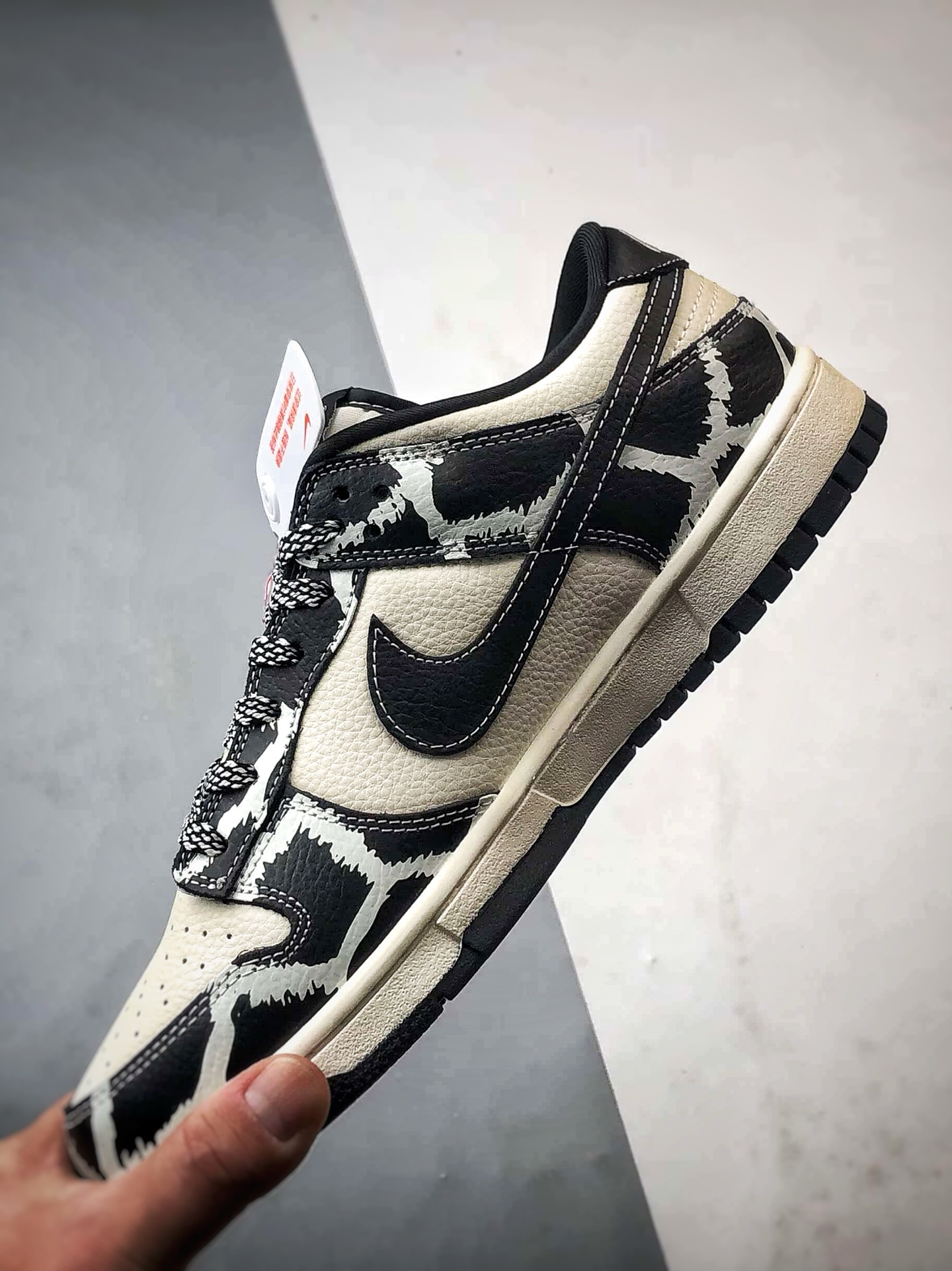 270 NK Dunk Low Retro ”DIY高端定制” Sup米白黑 低帮休闲运动板鞋 SJ8888-005