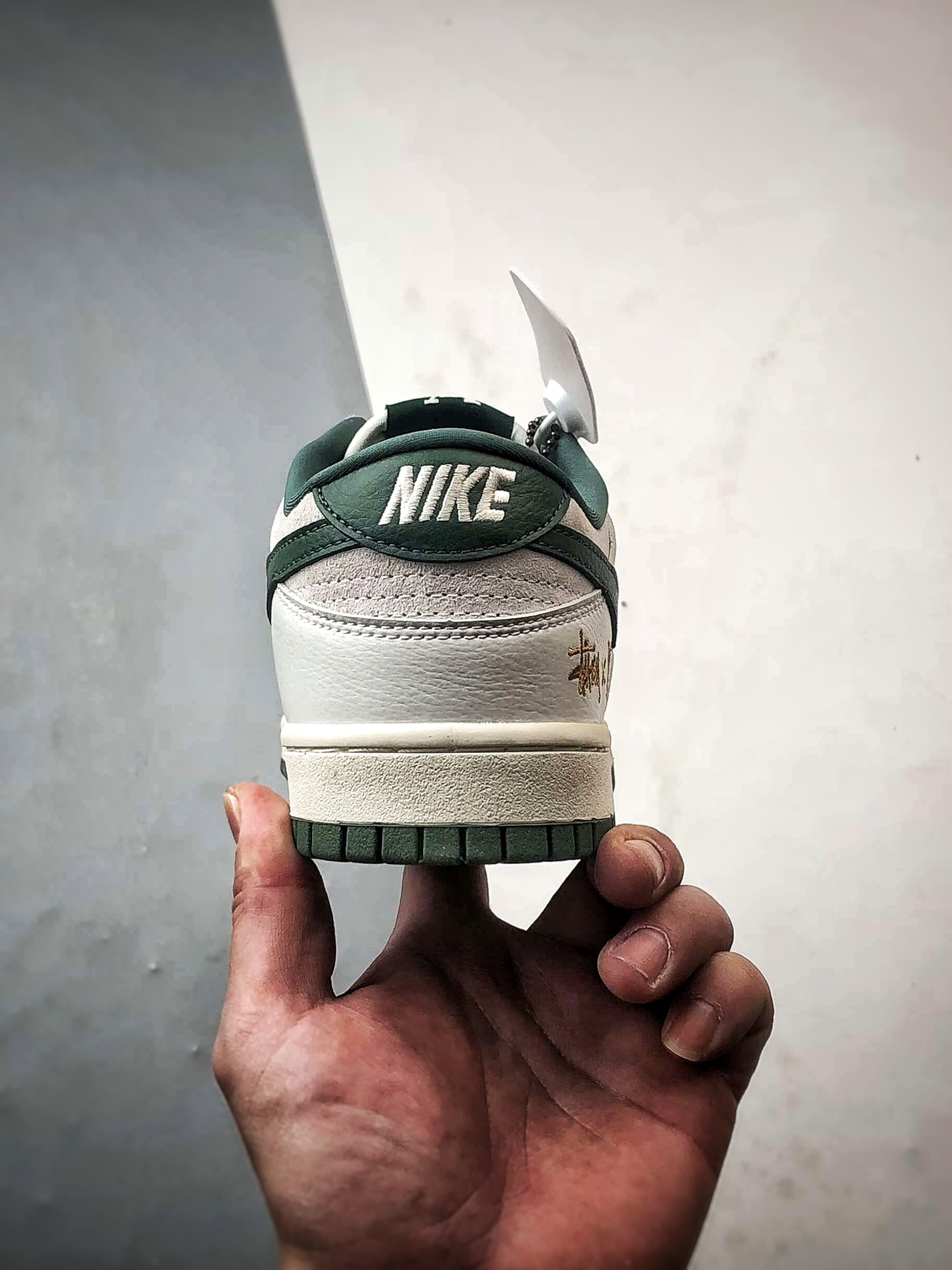 270 NK Dunk Low Retro ”DIY高端定制” 斯图西LV灰白绿 低帮休闲运动板鞋 SG6688-004