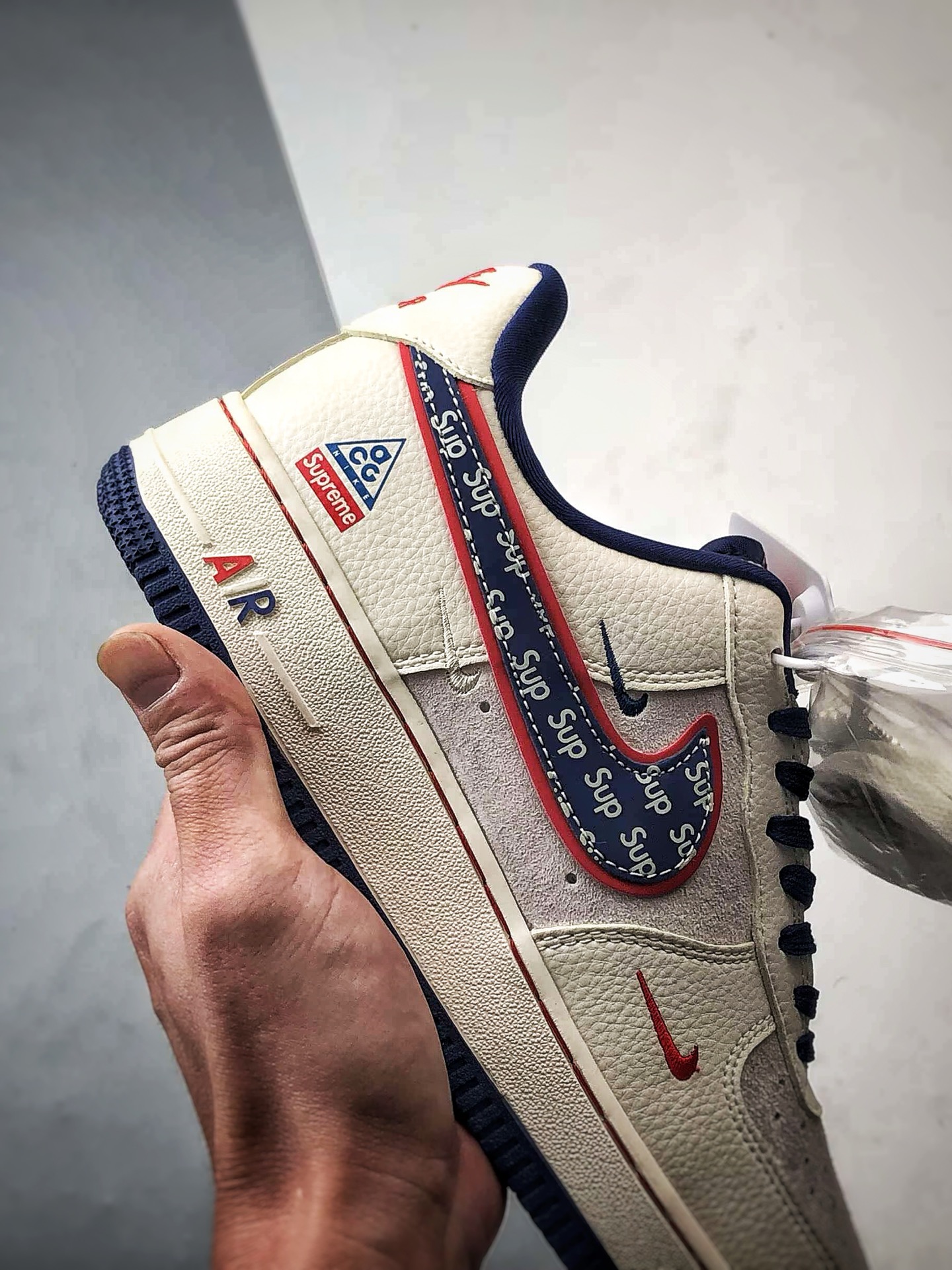 Sup x Air Force 1 Low 米蓝红 DD1982-328