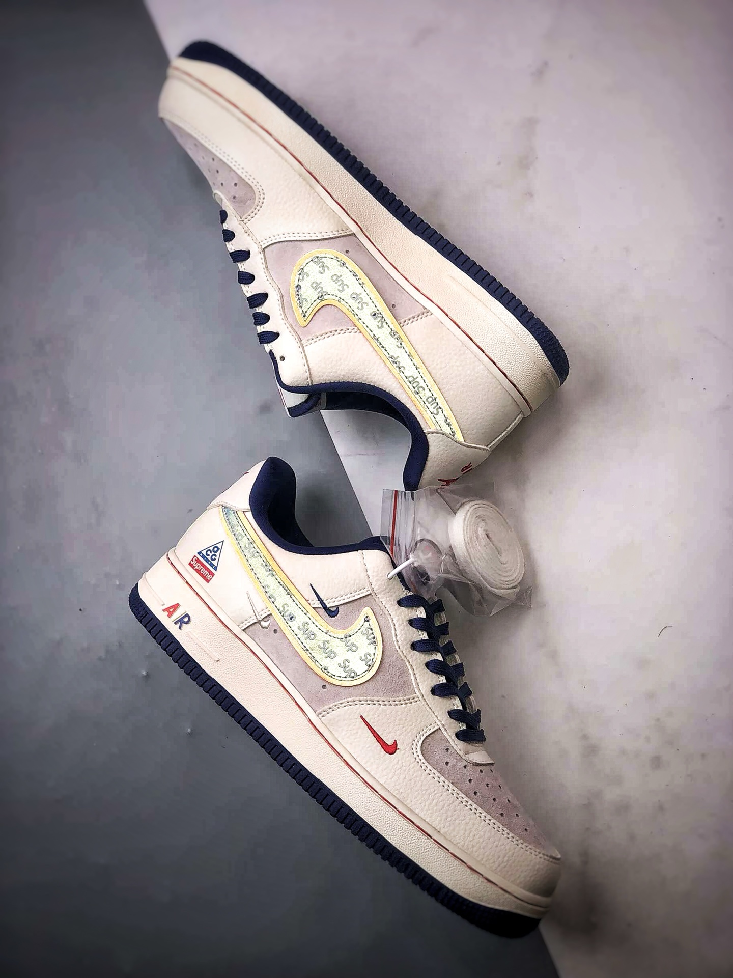 Sup x Air Force 1 Low 米蓝红 DD1982-328