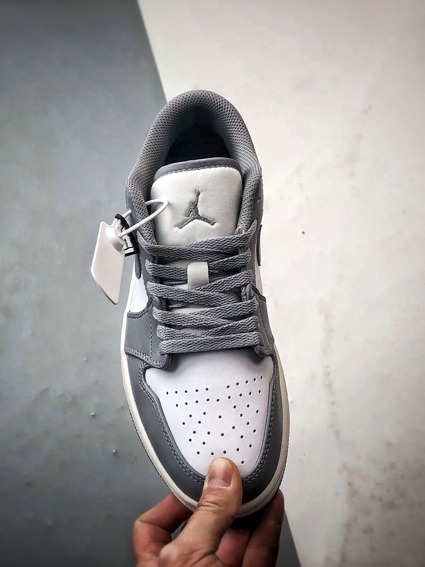 Air Jordan 1 Low 灰白 553558-053