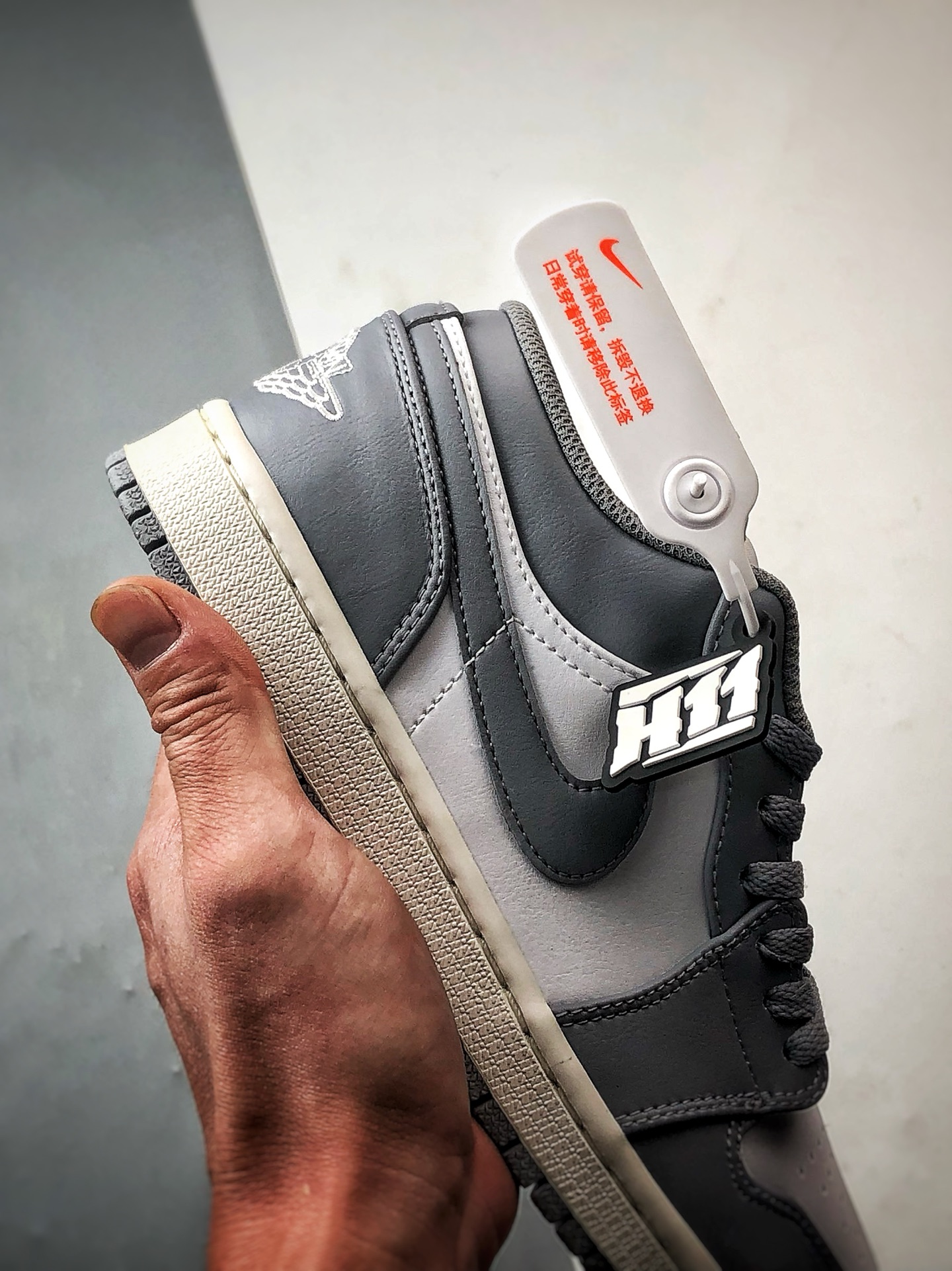 Air Jordan 1 Low 灰白 553558-053